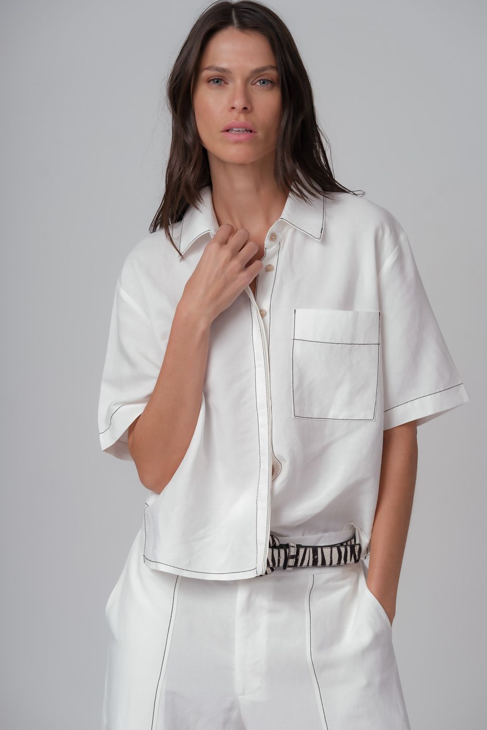 Conjunto Linho Off White Laura