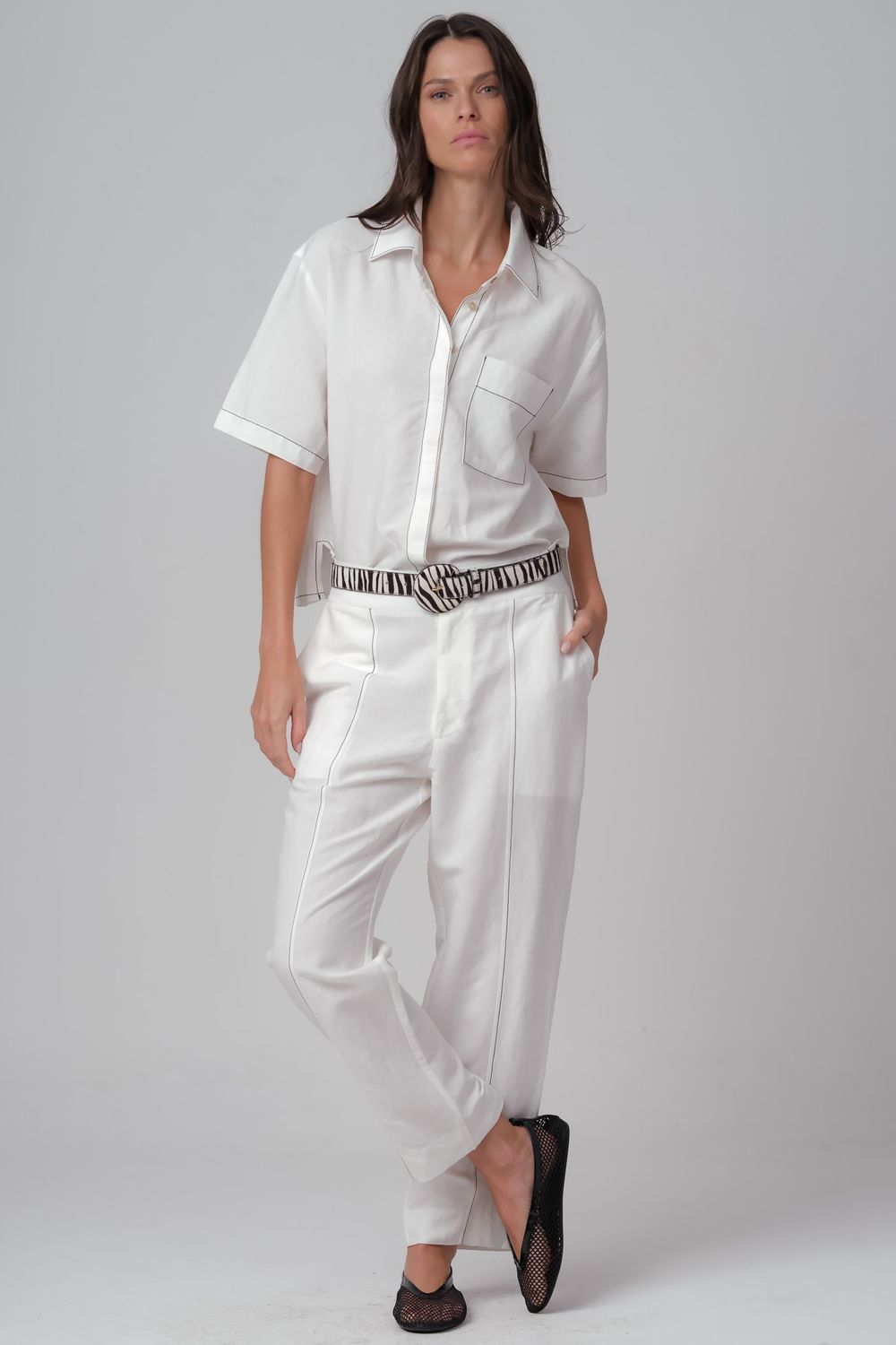 Conjunto Linho Off White Laura