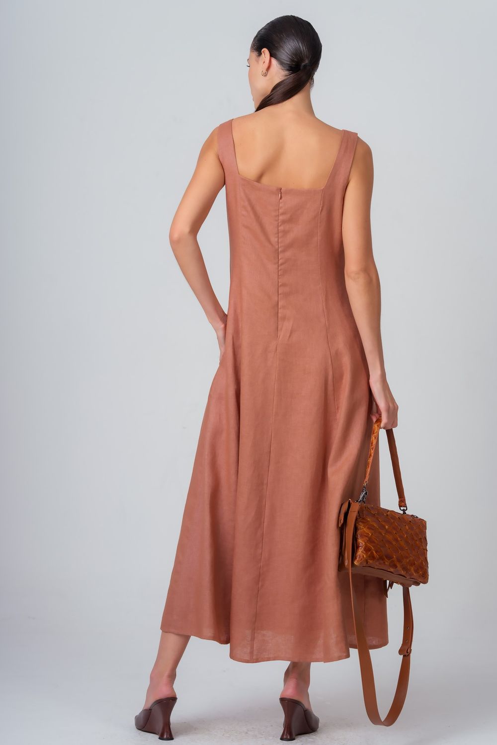 Bolsa Pirarucu Camel Valentina