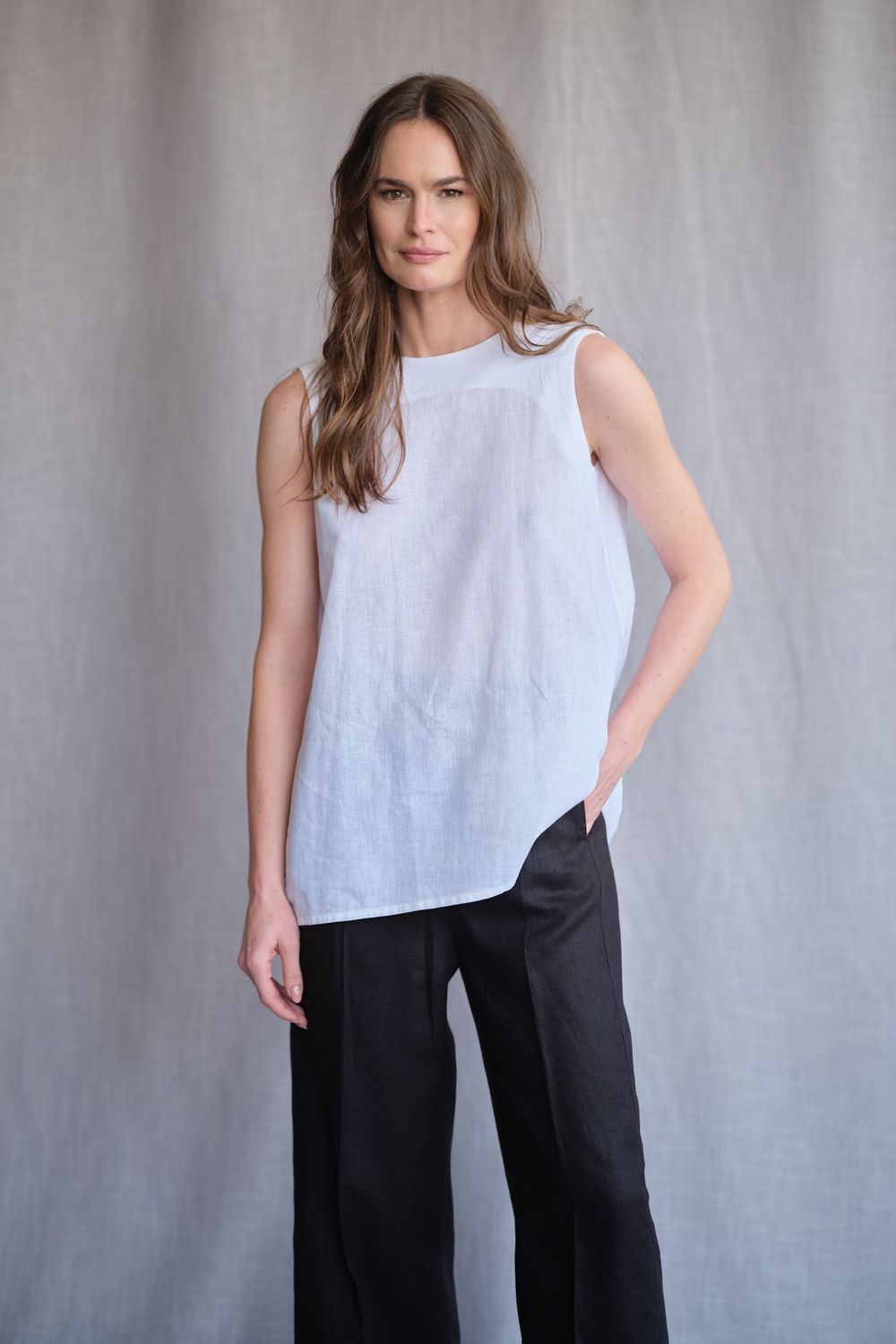 Blusa Linho Off White Verena CB