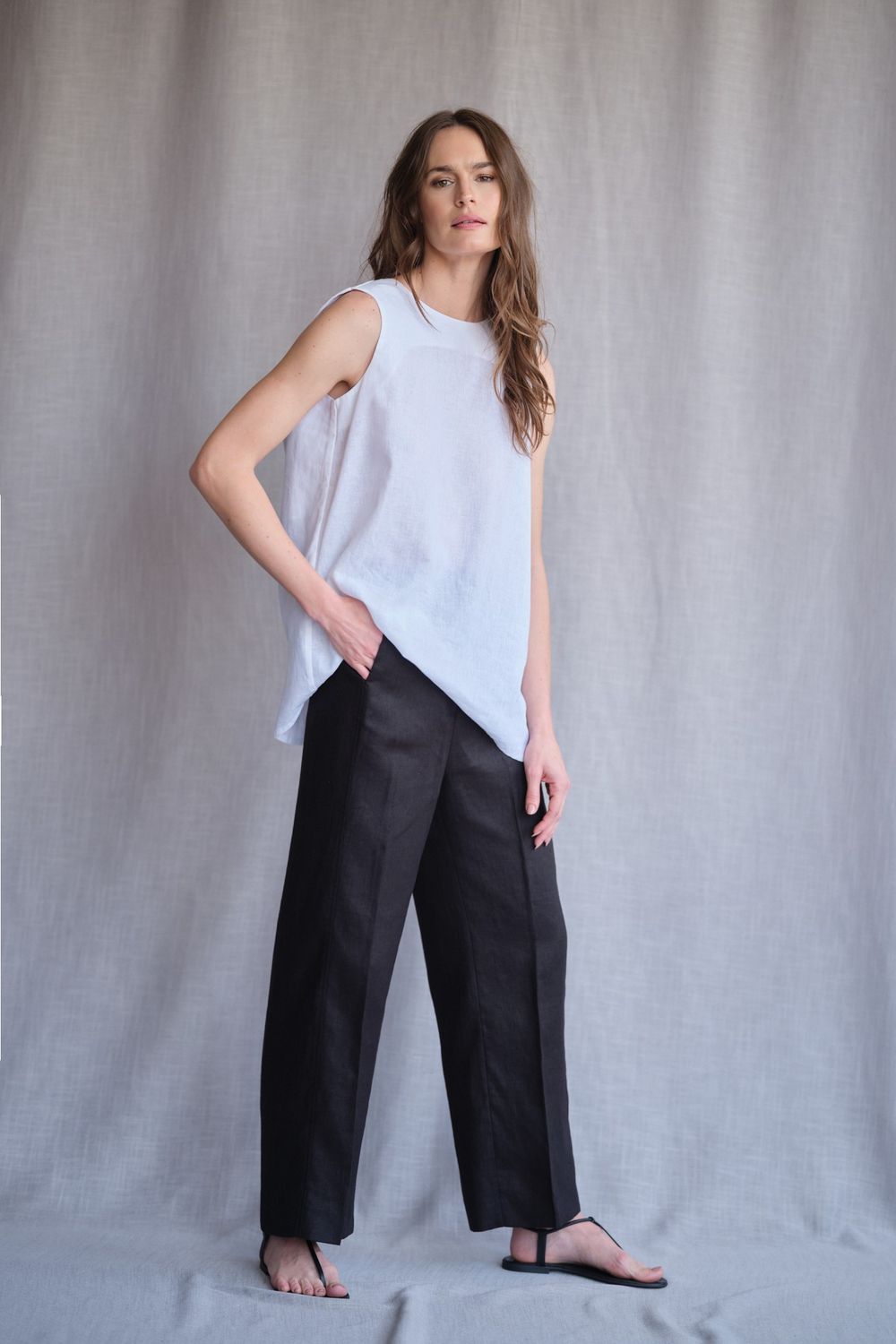 Blusa Linho Off White Verena CB