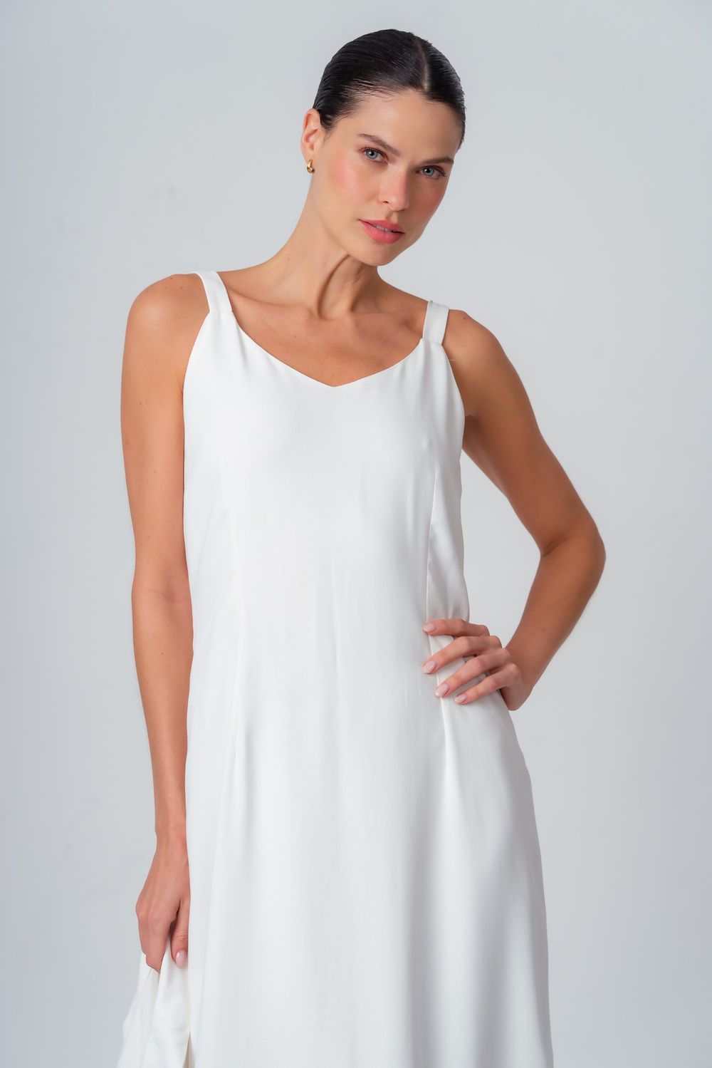 Vestido Viscose Estampa Girassóis Sara