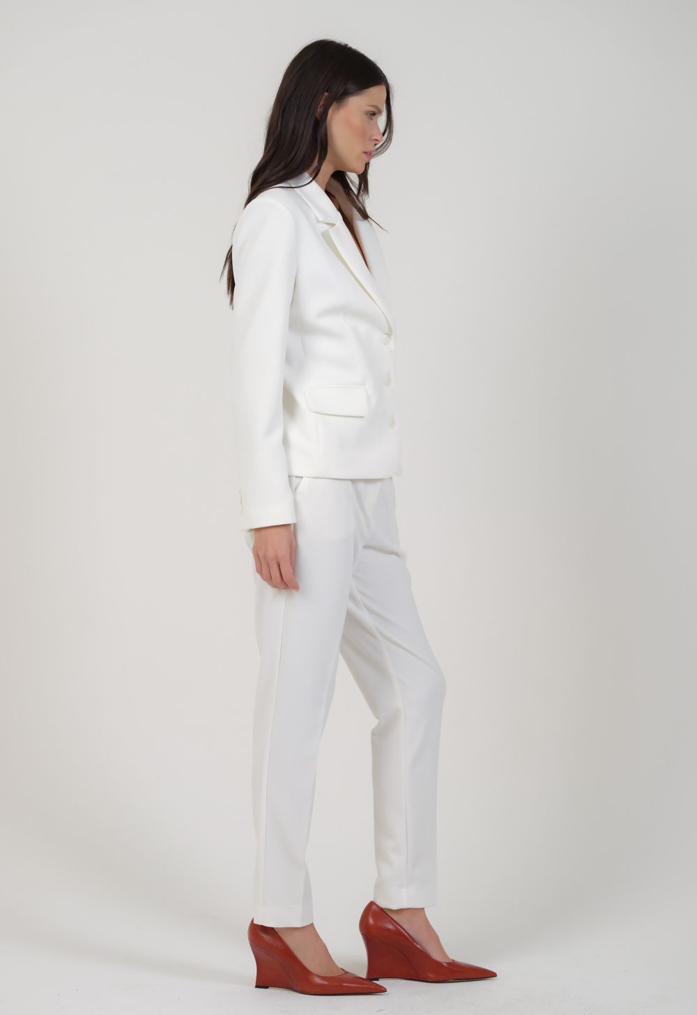 Calça Malha Off White Renata