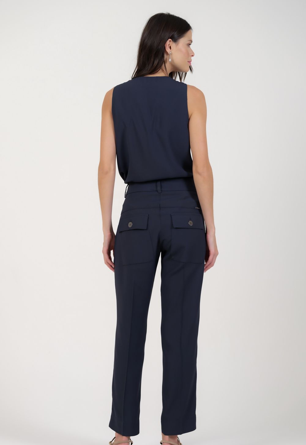 Calça em Crepe Patou Marinho Elisabeth