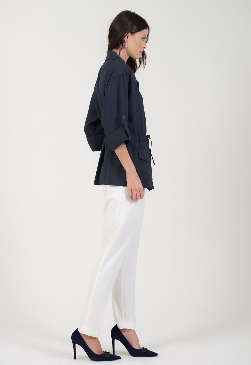 Parka Crepe Patou Marinho Elisabeth
