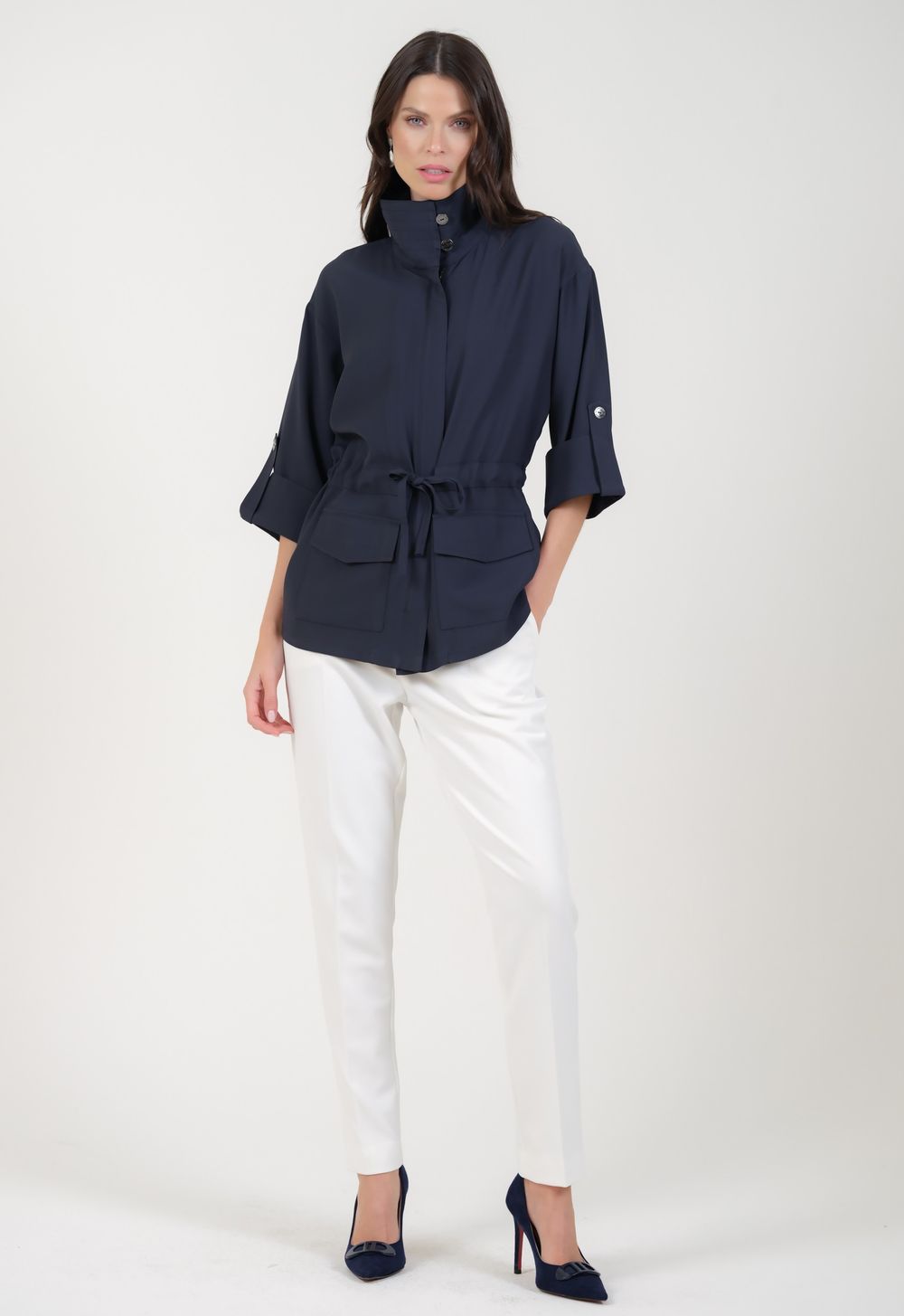 Parka Crepe Patou Marinho Elisabeth