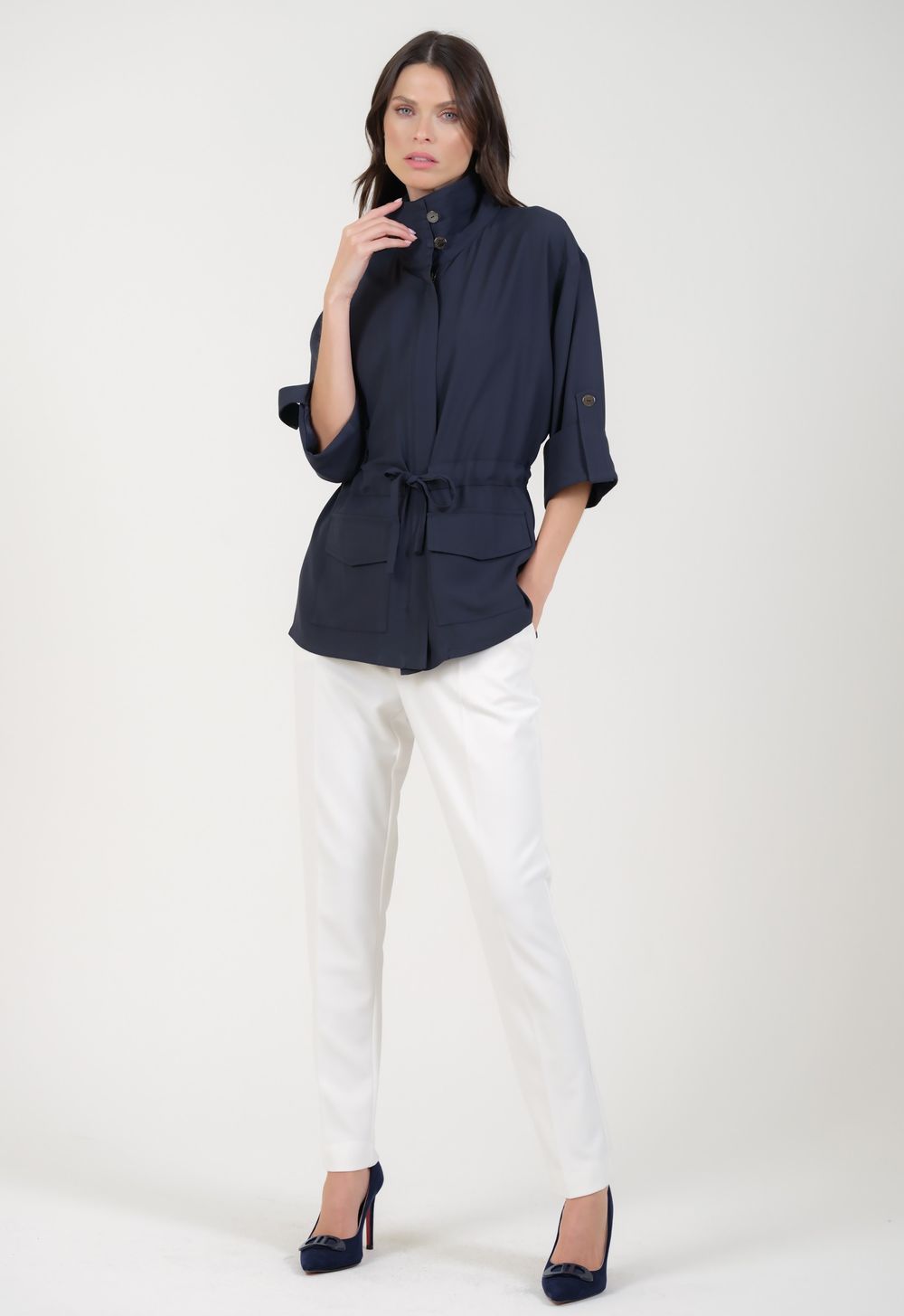 Parka Crepe Patou Marinho Elisabeth