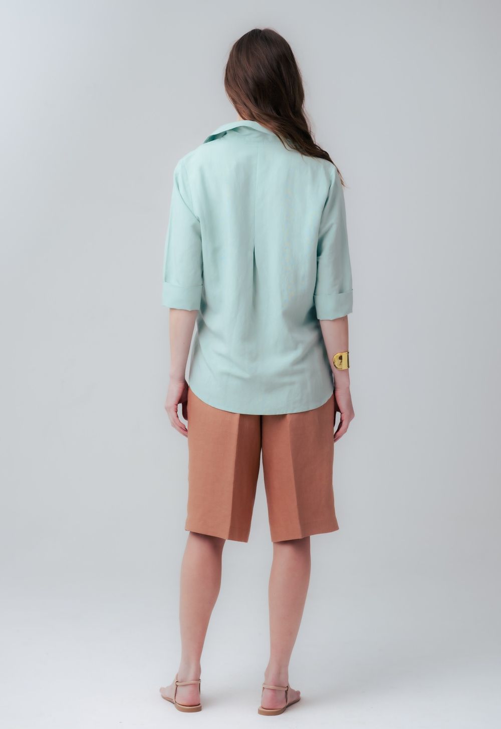 Blusa Linho Verde Marilia