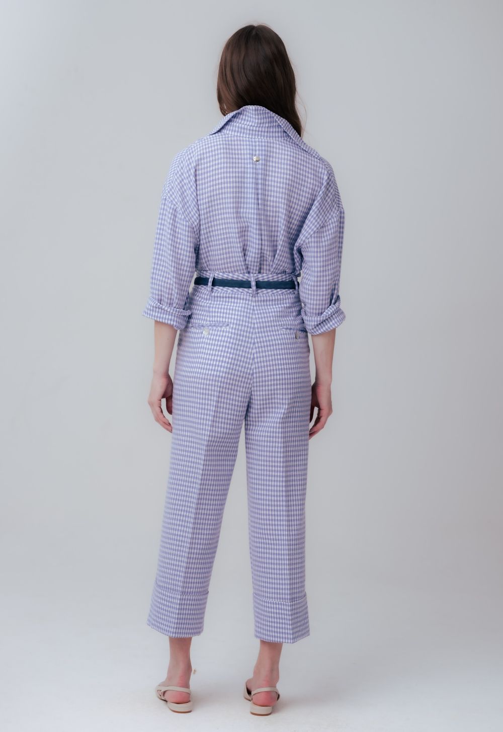 Calça Vichy Azul Julieta