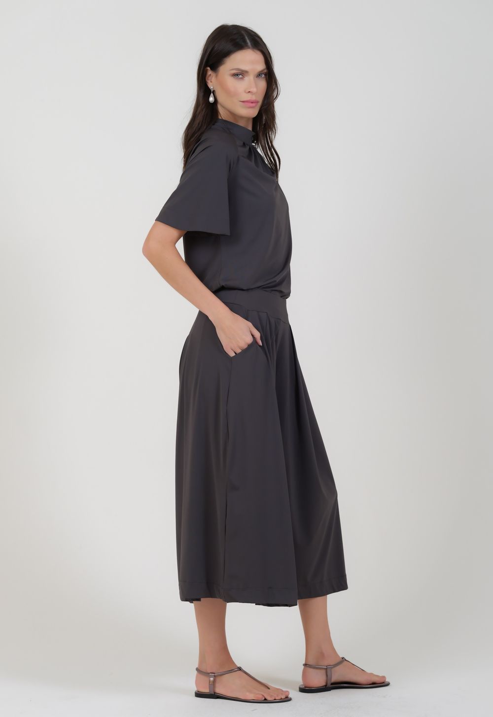 Calça Fluity Chumbo Clarice