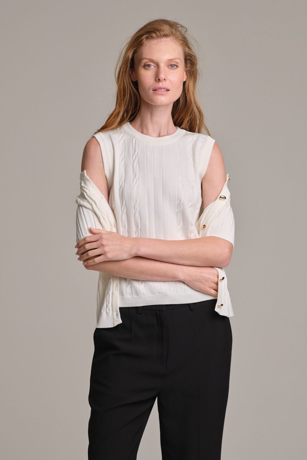 Twin Set Trico Off White Roberta