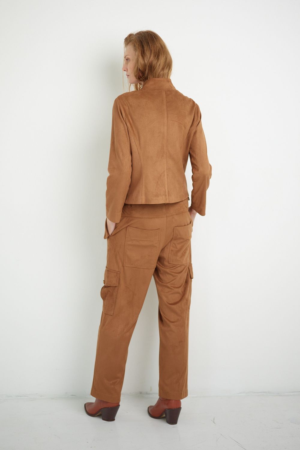 Calça Suede Camel Antonia
