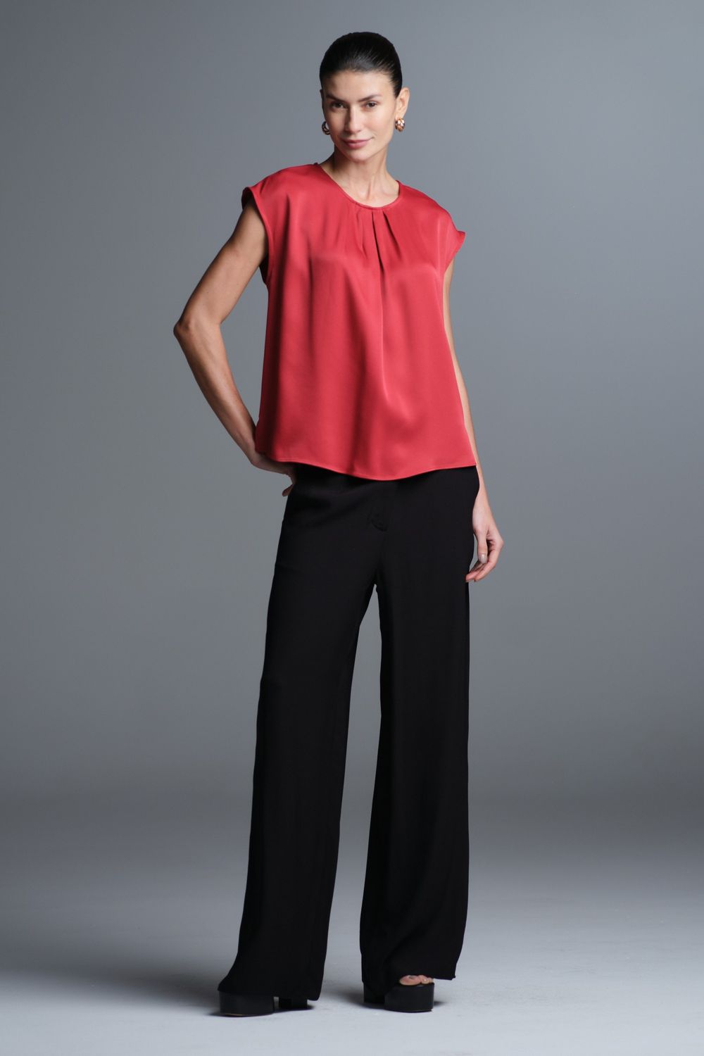 Blusa Crepe Rubi Veronica CB