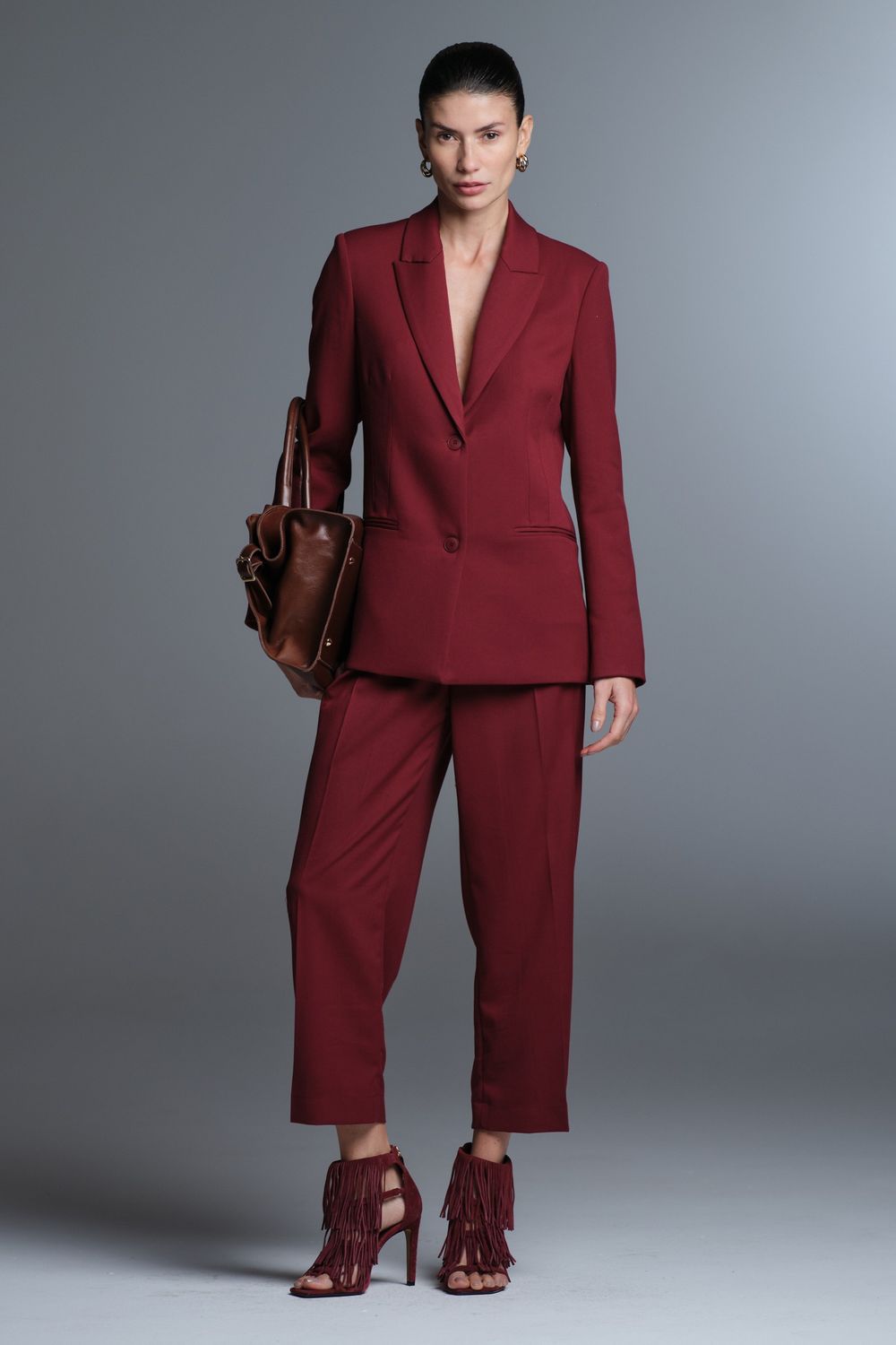 Calça Gabardine Vinho Livia CB
