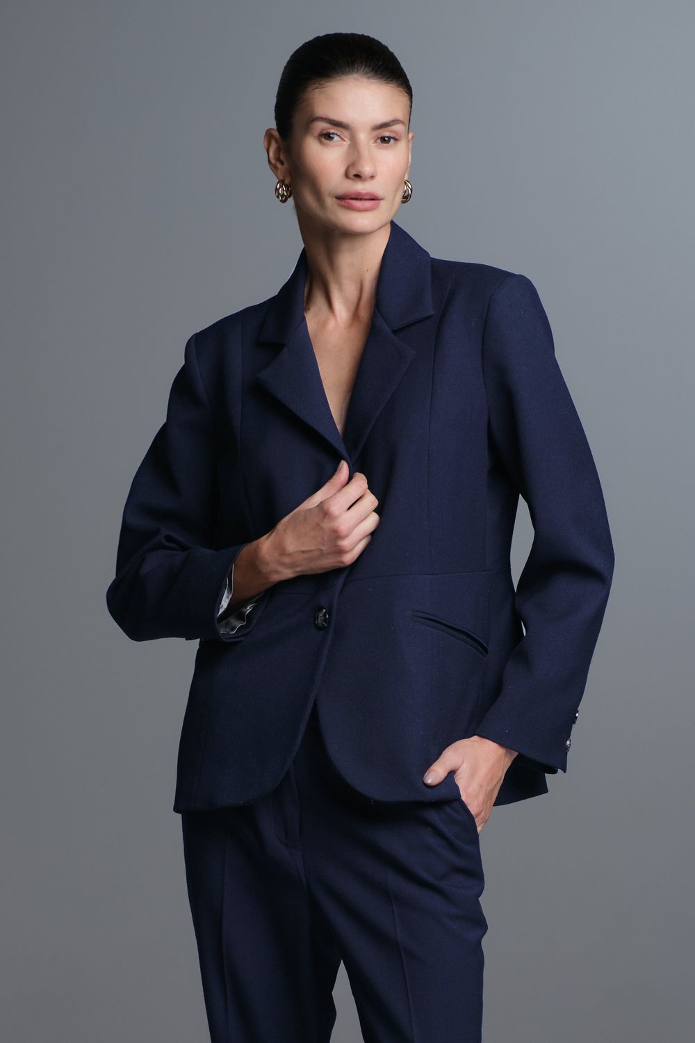 Blazer Alfaiataria Marinho Nina CB