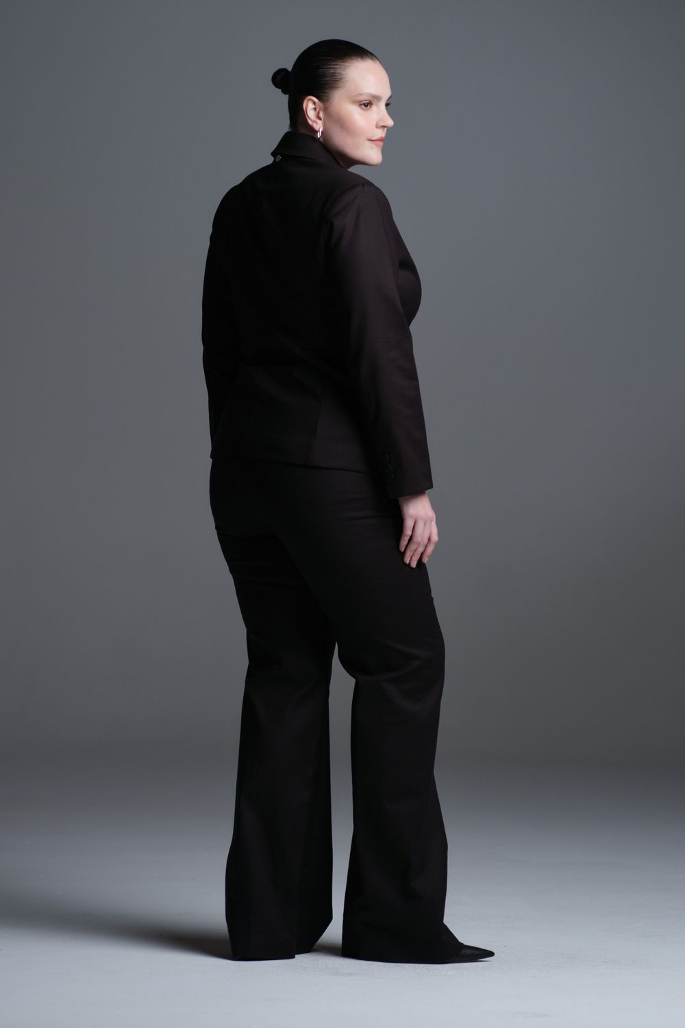 Blazer Algodão Preto Vivian