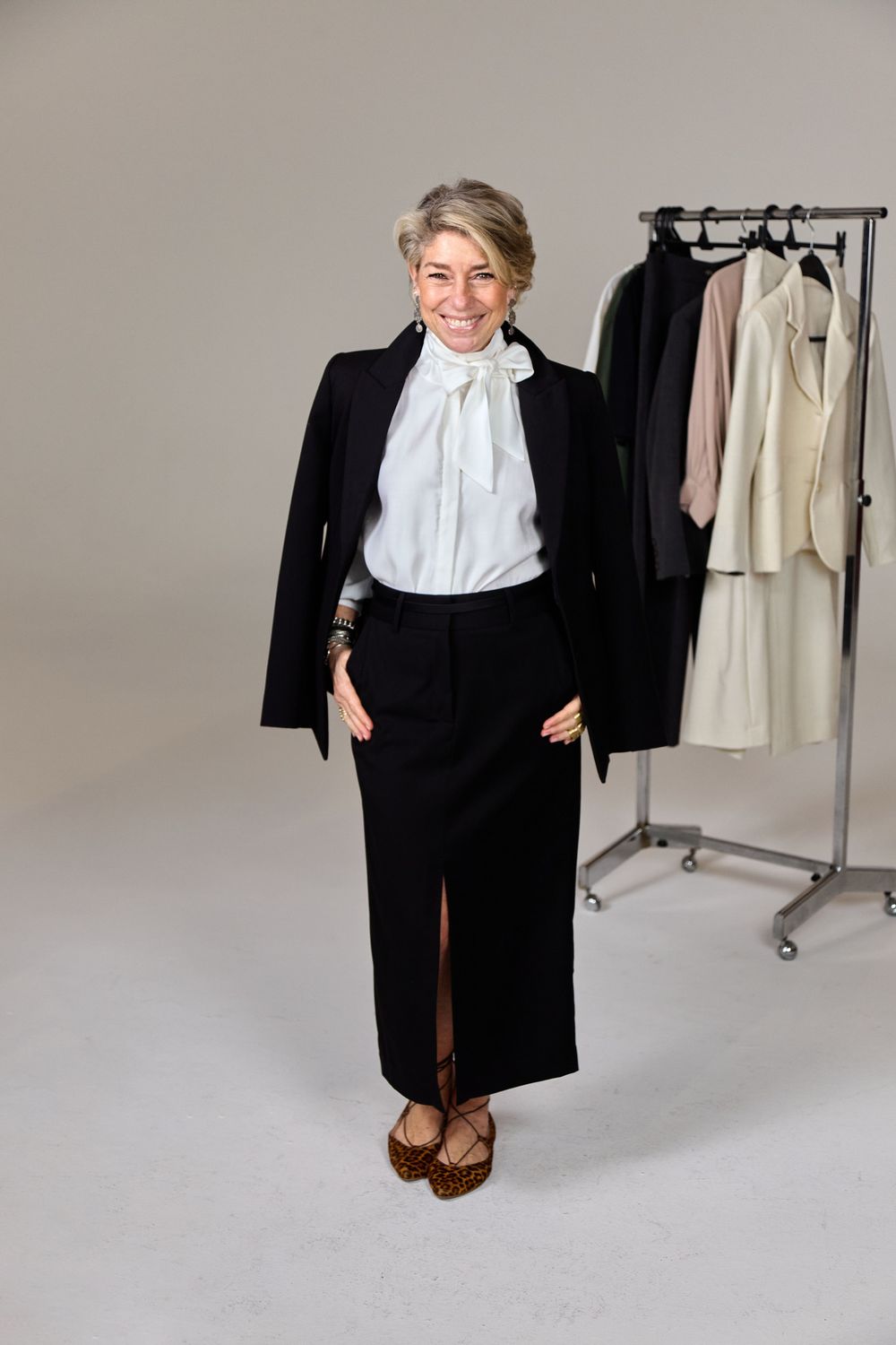 Blazer Gabardine Preto Livia CB