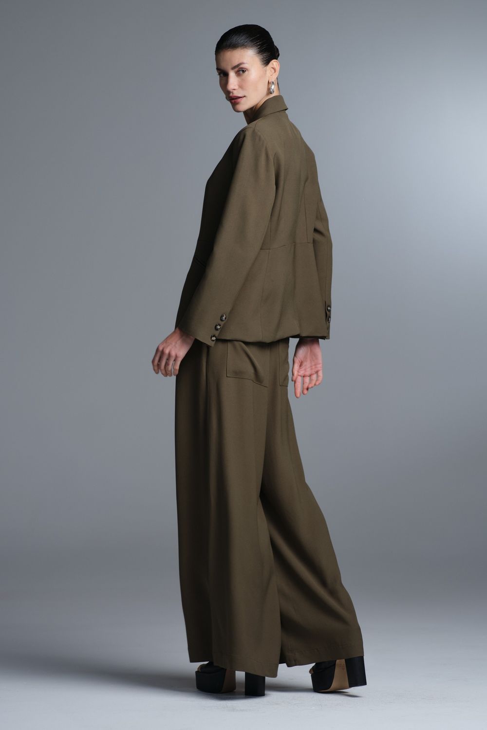 Blazer Crepe Militar Otavia
