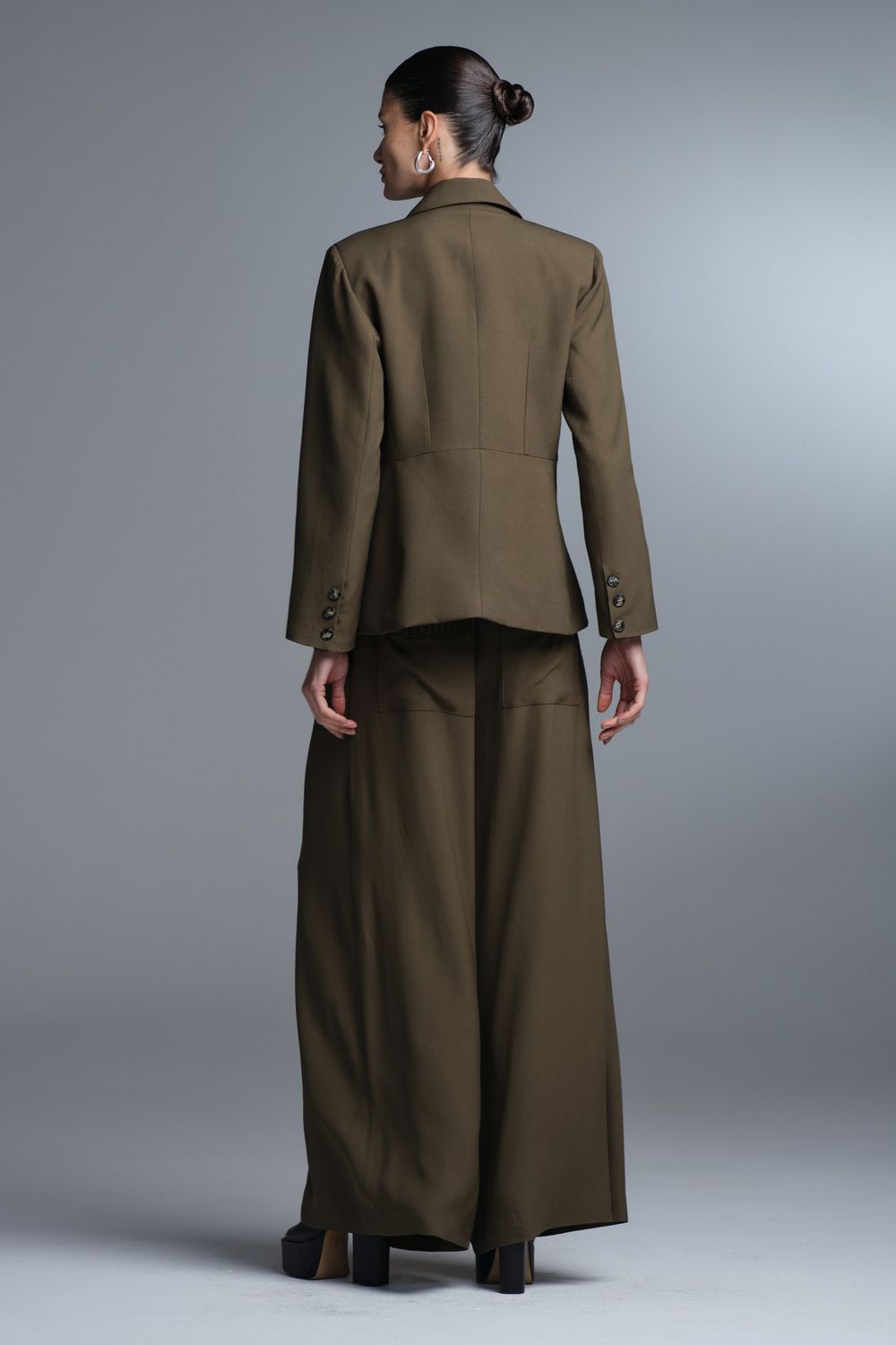 Blazer Crepe Militar Otavia