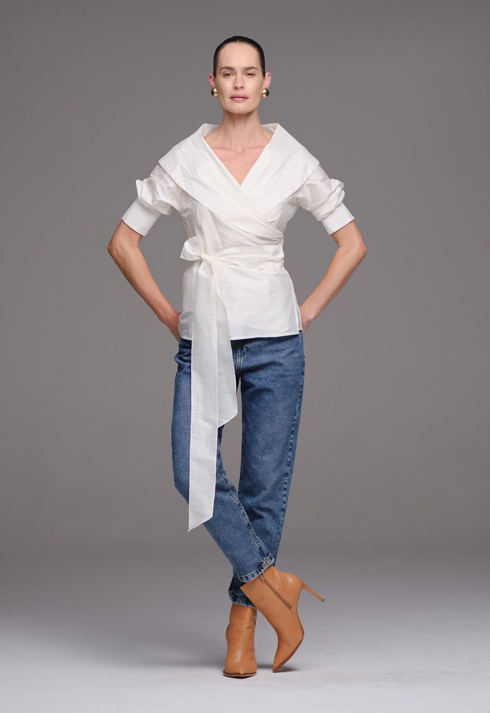 Cachecouer Tafetá Off White Linda