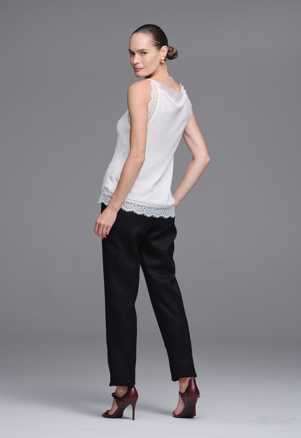 Regata Renda Musseline Off White Vivi 