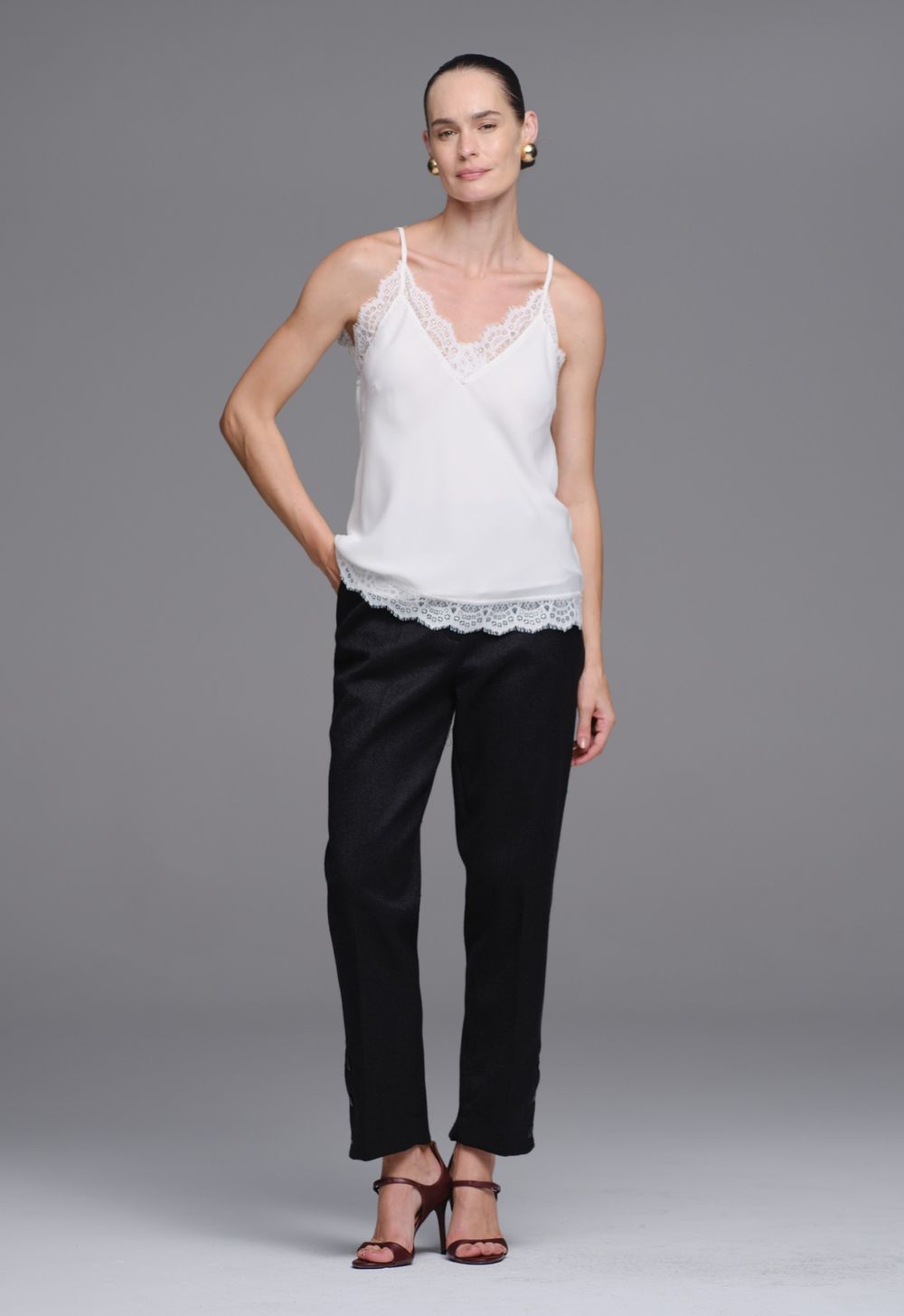 Regata Renda Musseline Off White Vivi 