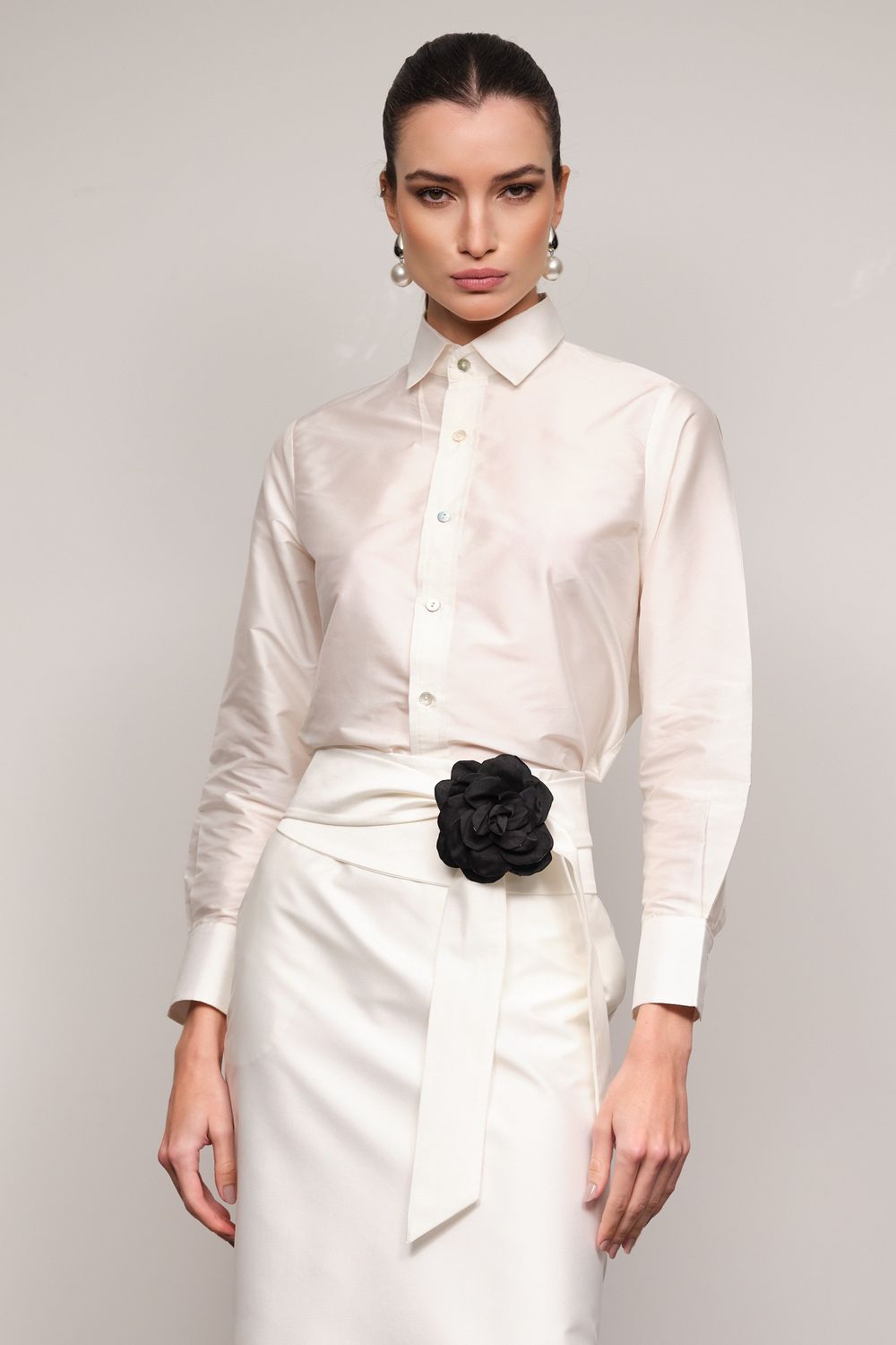 Faixa de Tafetá Off White Elisa