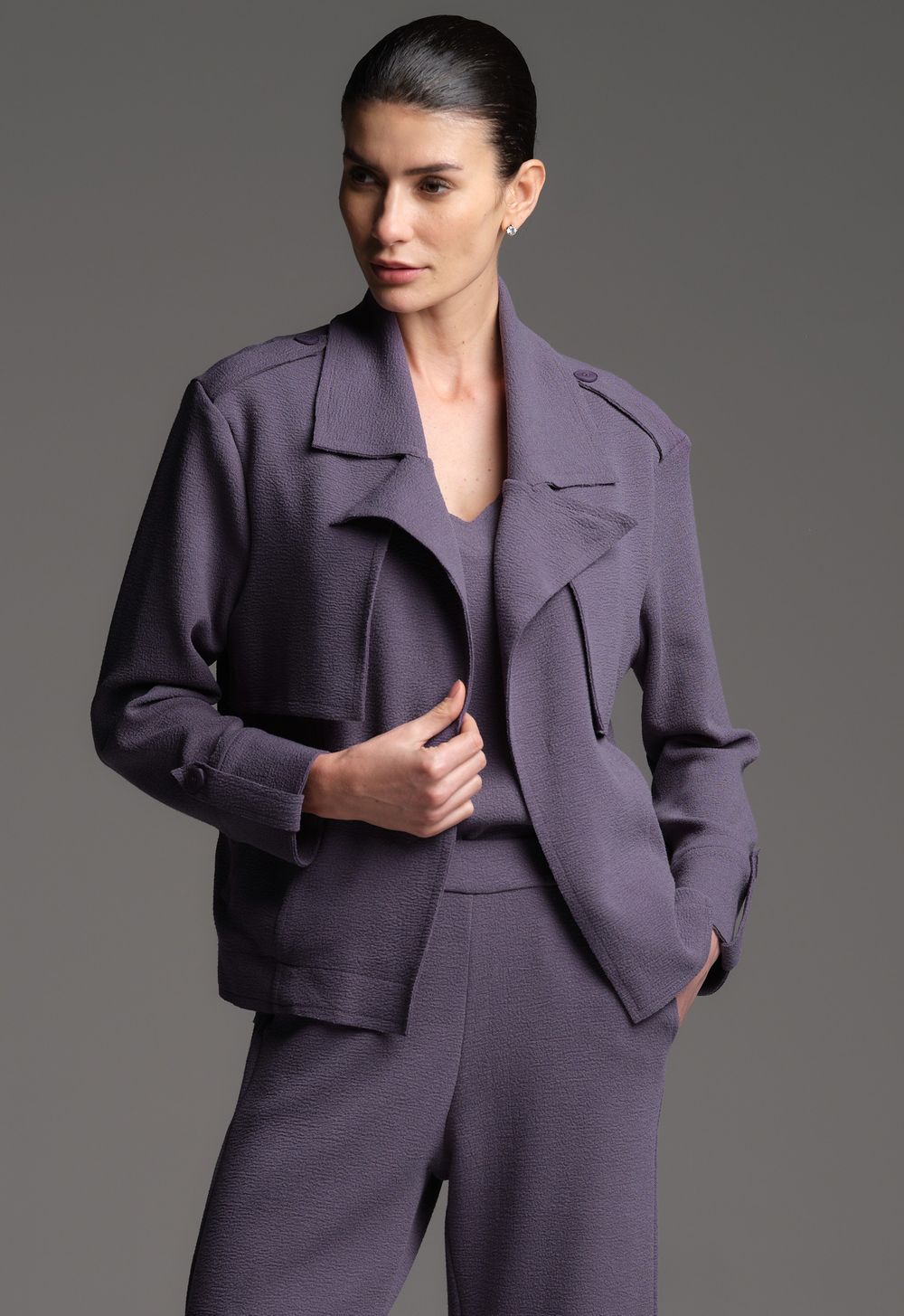 Jaqueta Trench Figo Paula