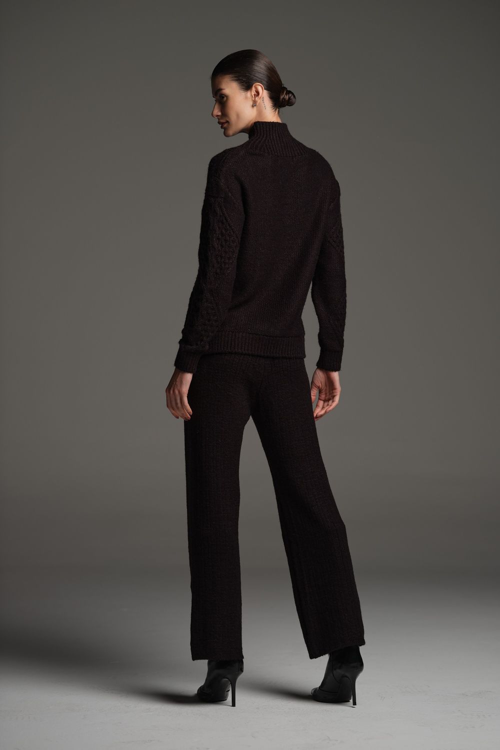 Conjunto Tricot Preto Livia
