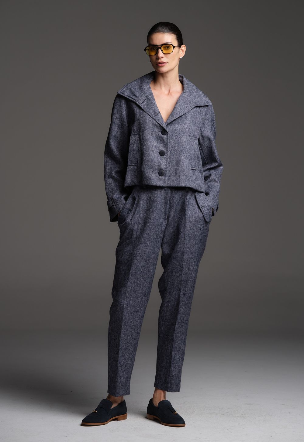 Calça Alfaiataria Azul Liana