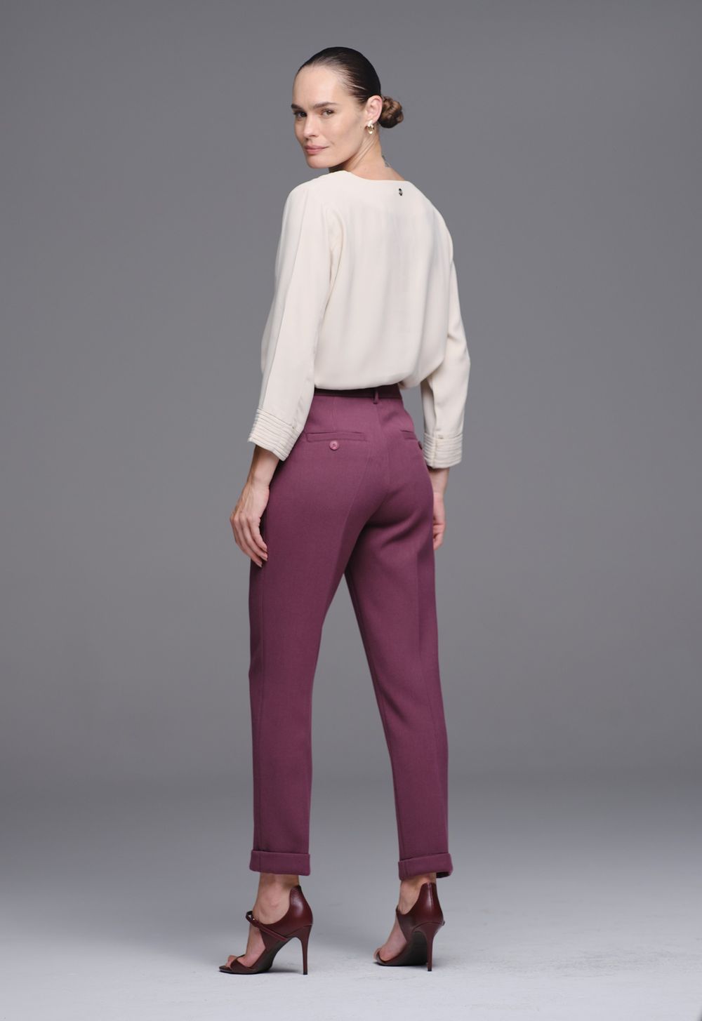 Blusa Crepe Areia Lara