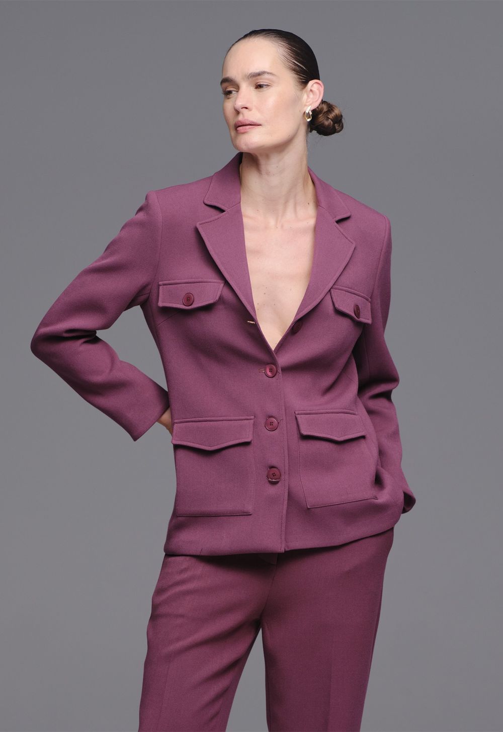 Blazer Utilitário Uva Flávia