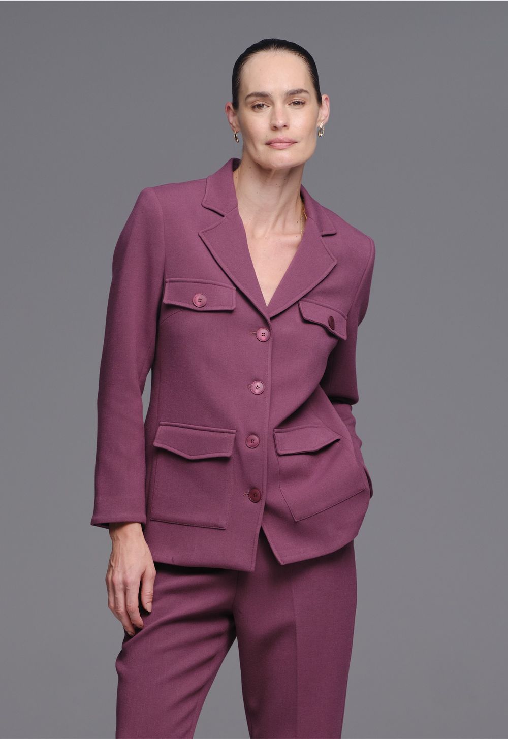 Blazer Utilitário Uva Flávia