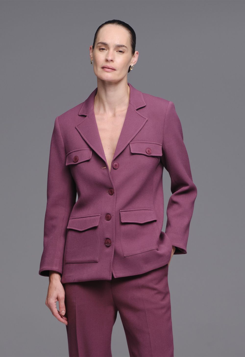 Blazer Utilitário Uva Flávia