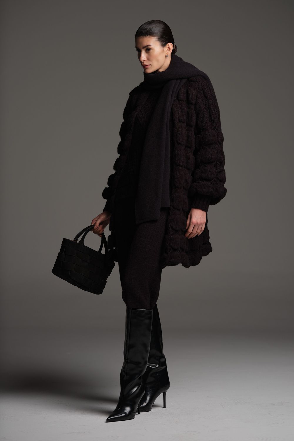 Bolsa Camurça Preto Liz 
