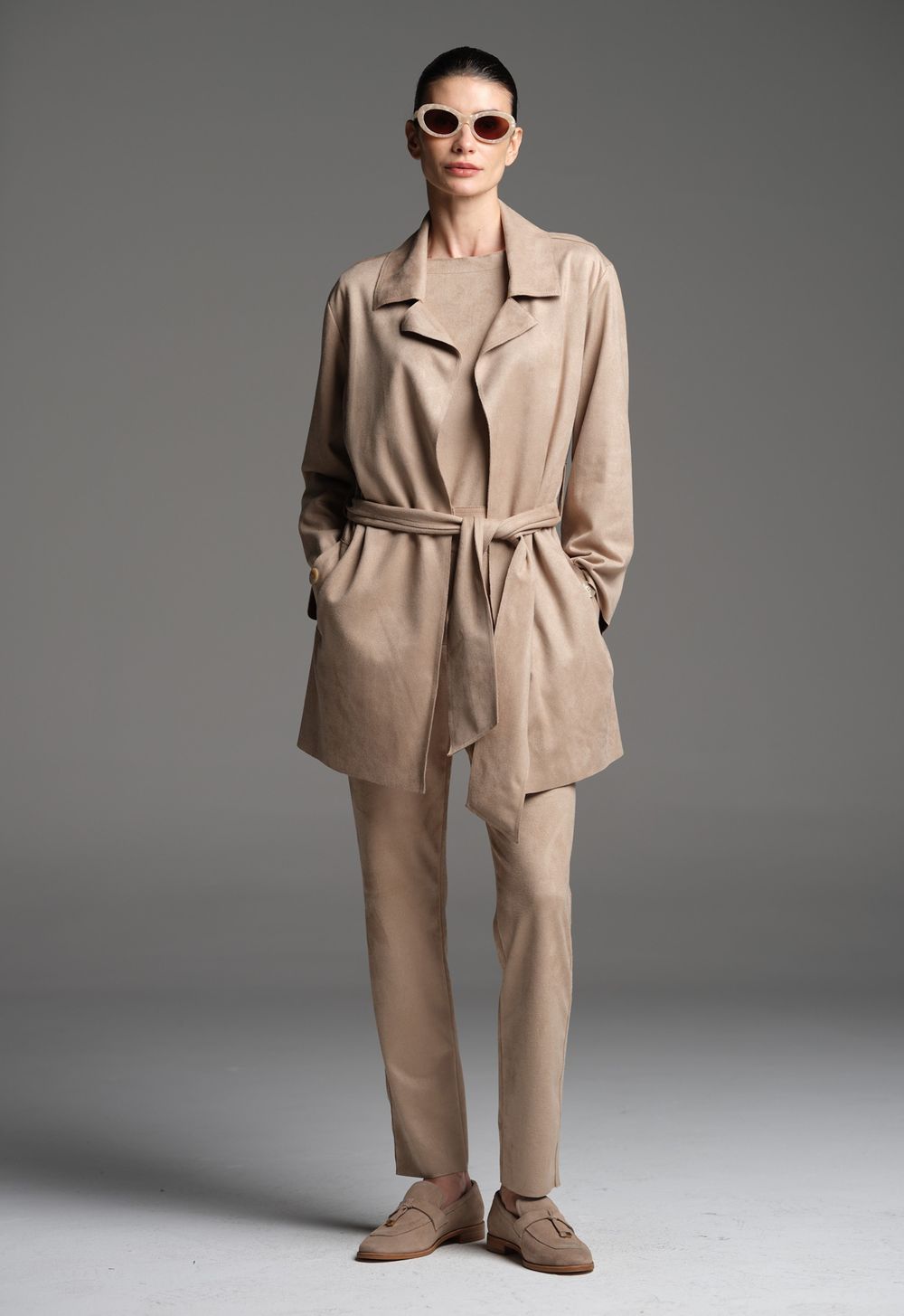 Trench Coat Suede Fendi Julia