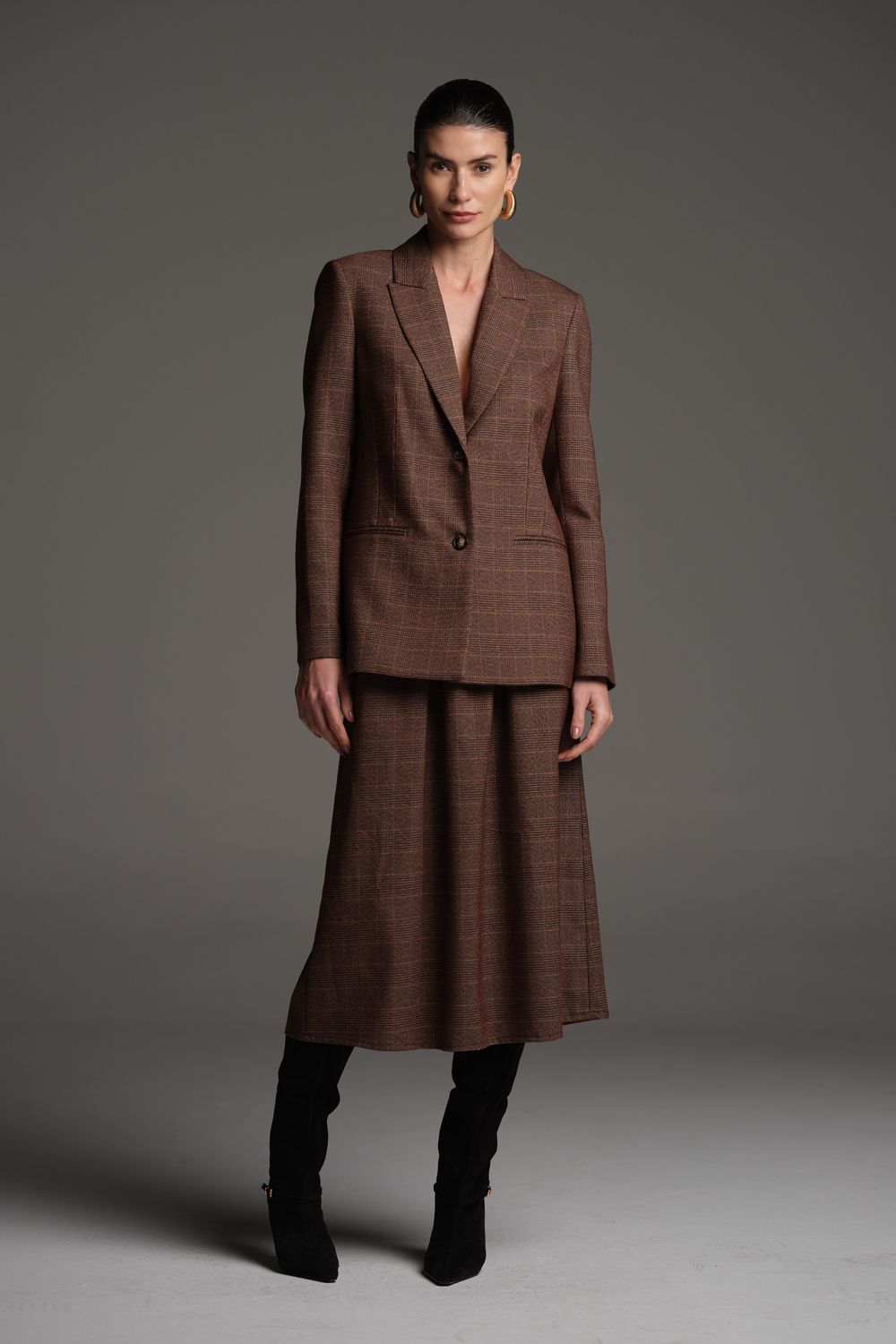 Blazer Xadrez Príncipe de Gales Elza