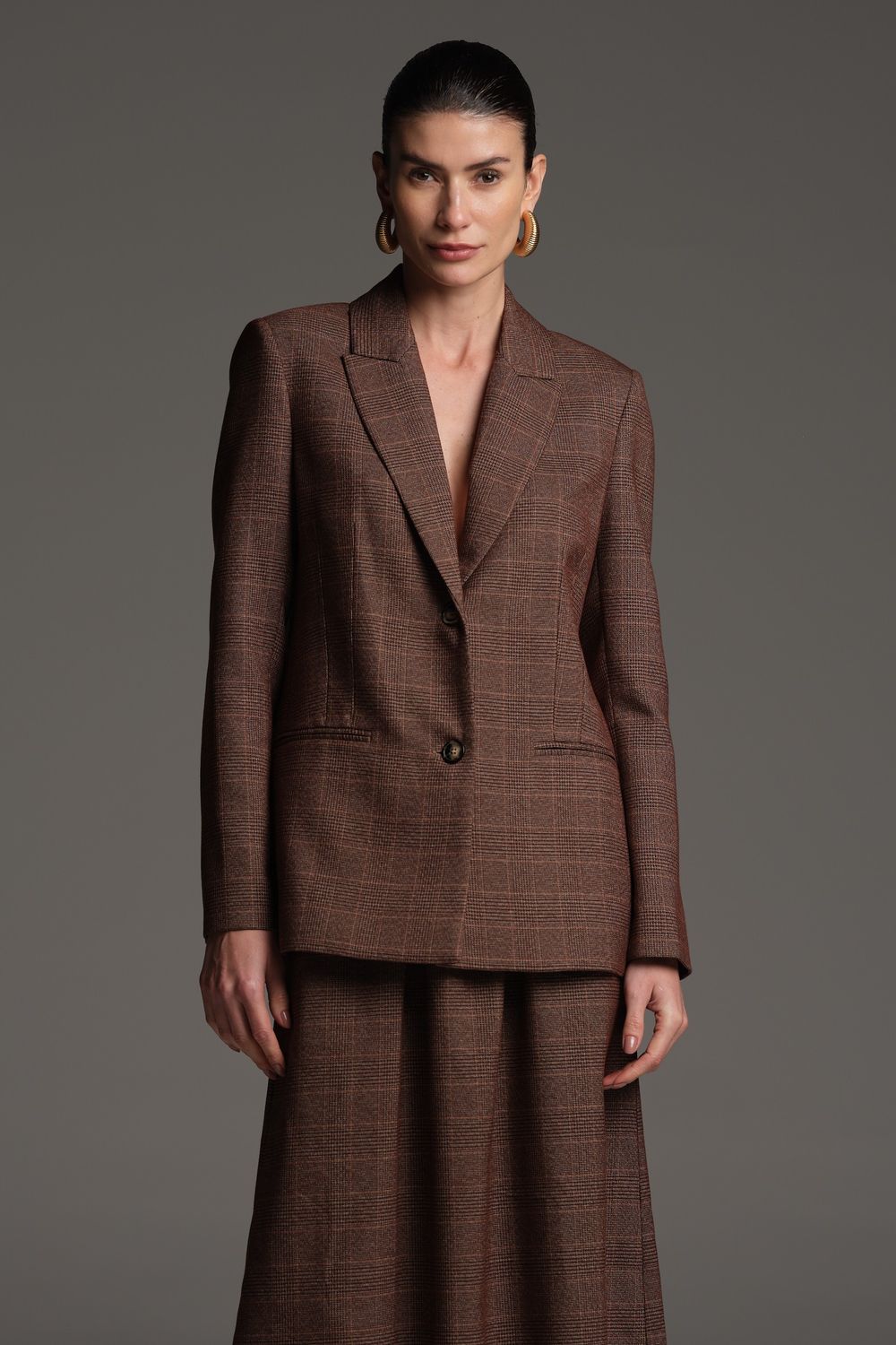 Blazer Xadrez Príncipe de Gales Elza