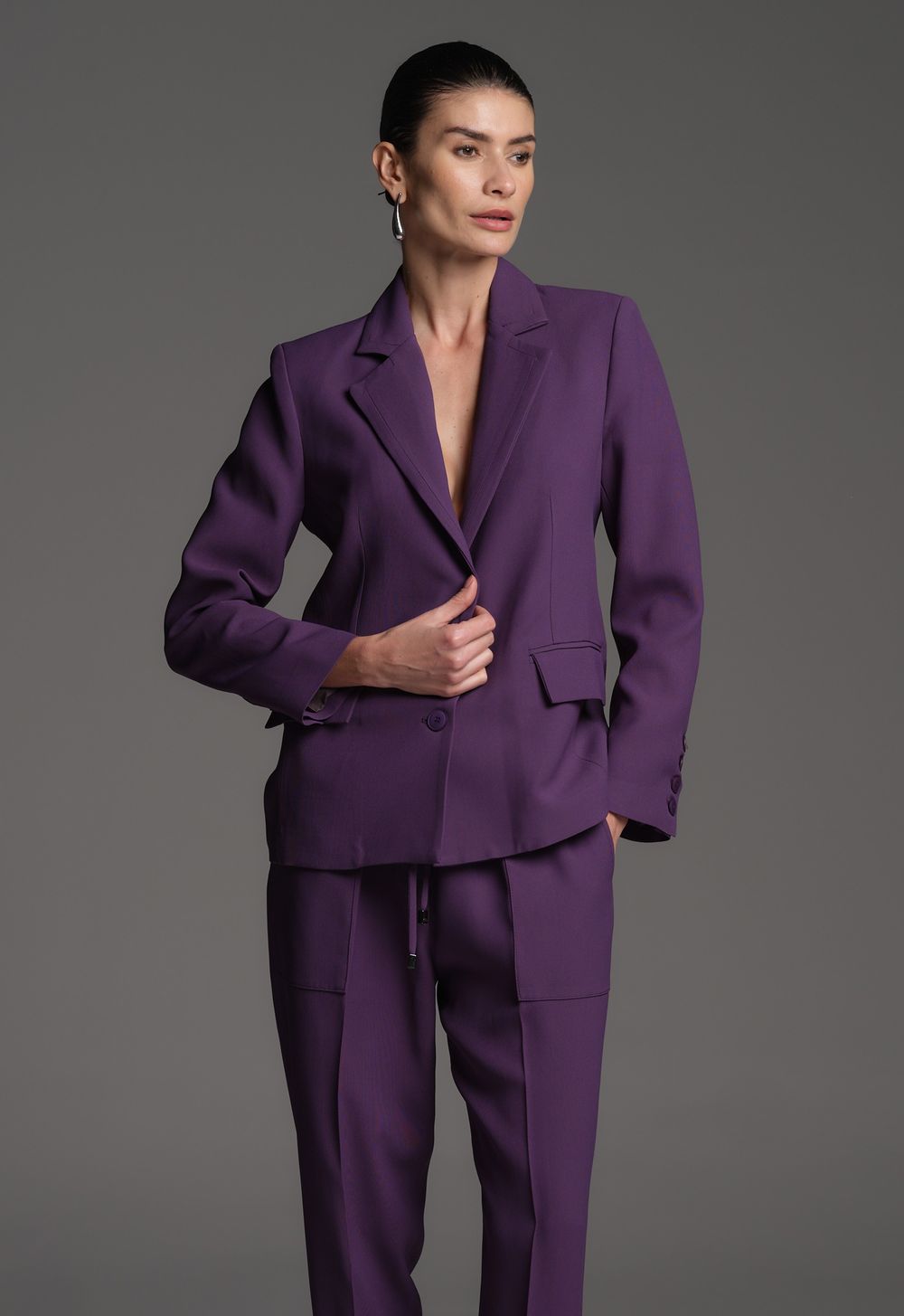 Blazer Crepe Patou Figo Eva