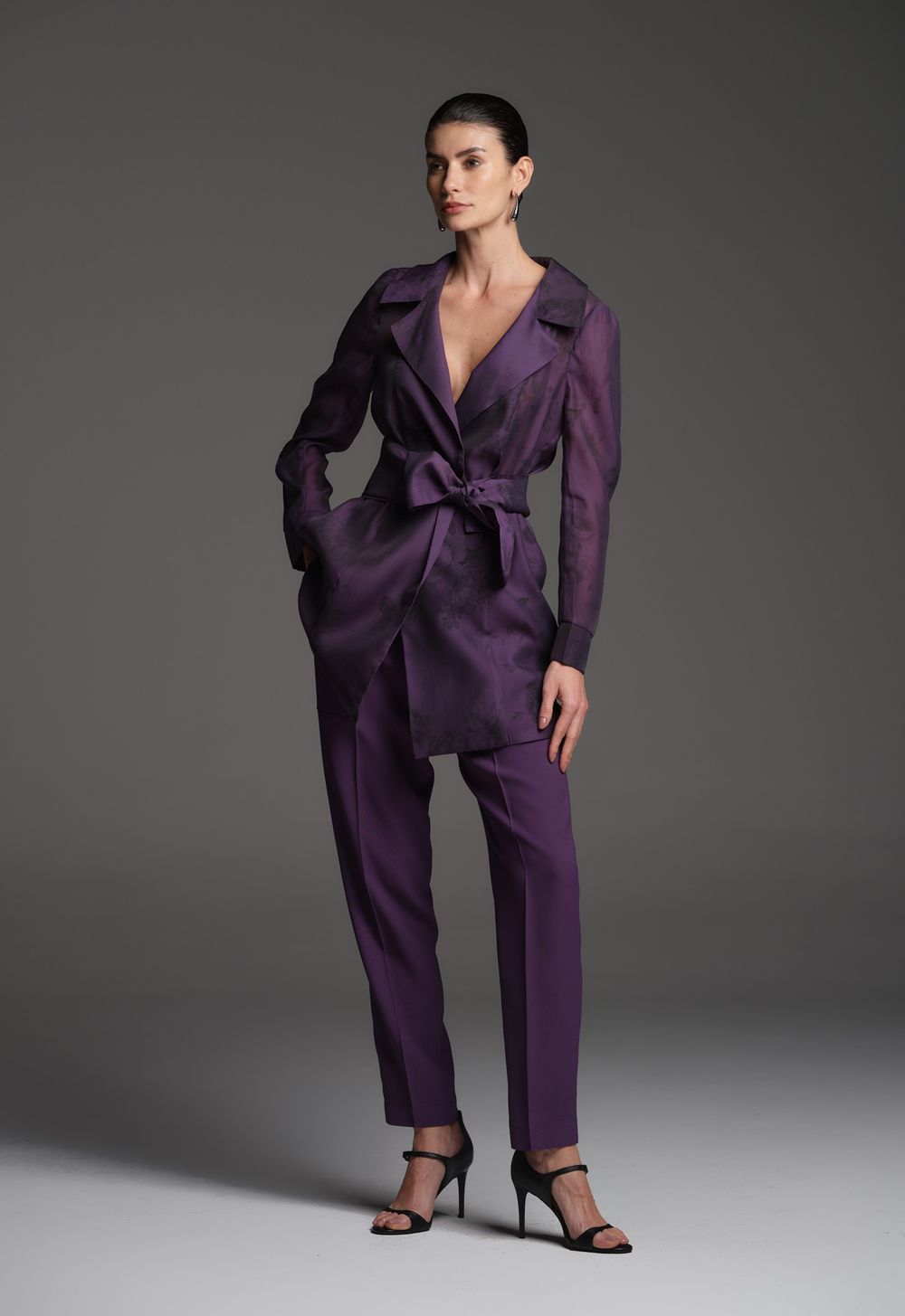 Trench Coat Organza Figo Kate