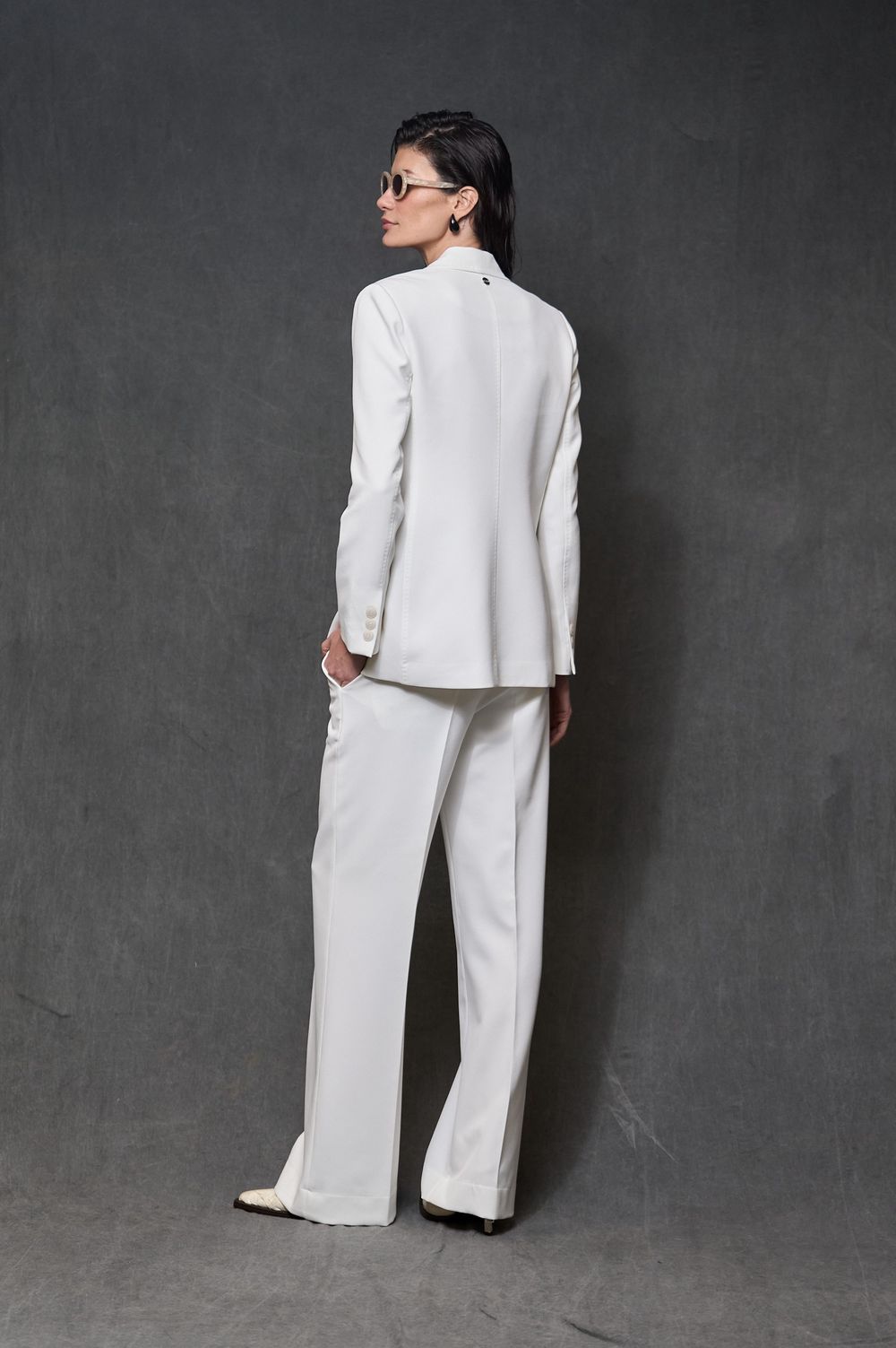 Calça Alfaiataria Off White Kiara
