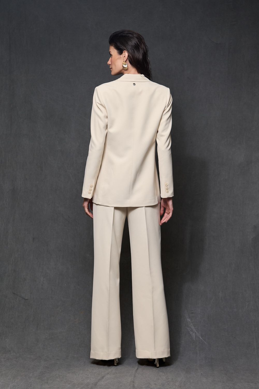 Blazer Alfaiataria Areia Kiara