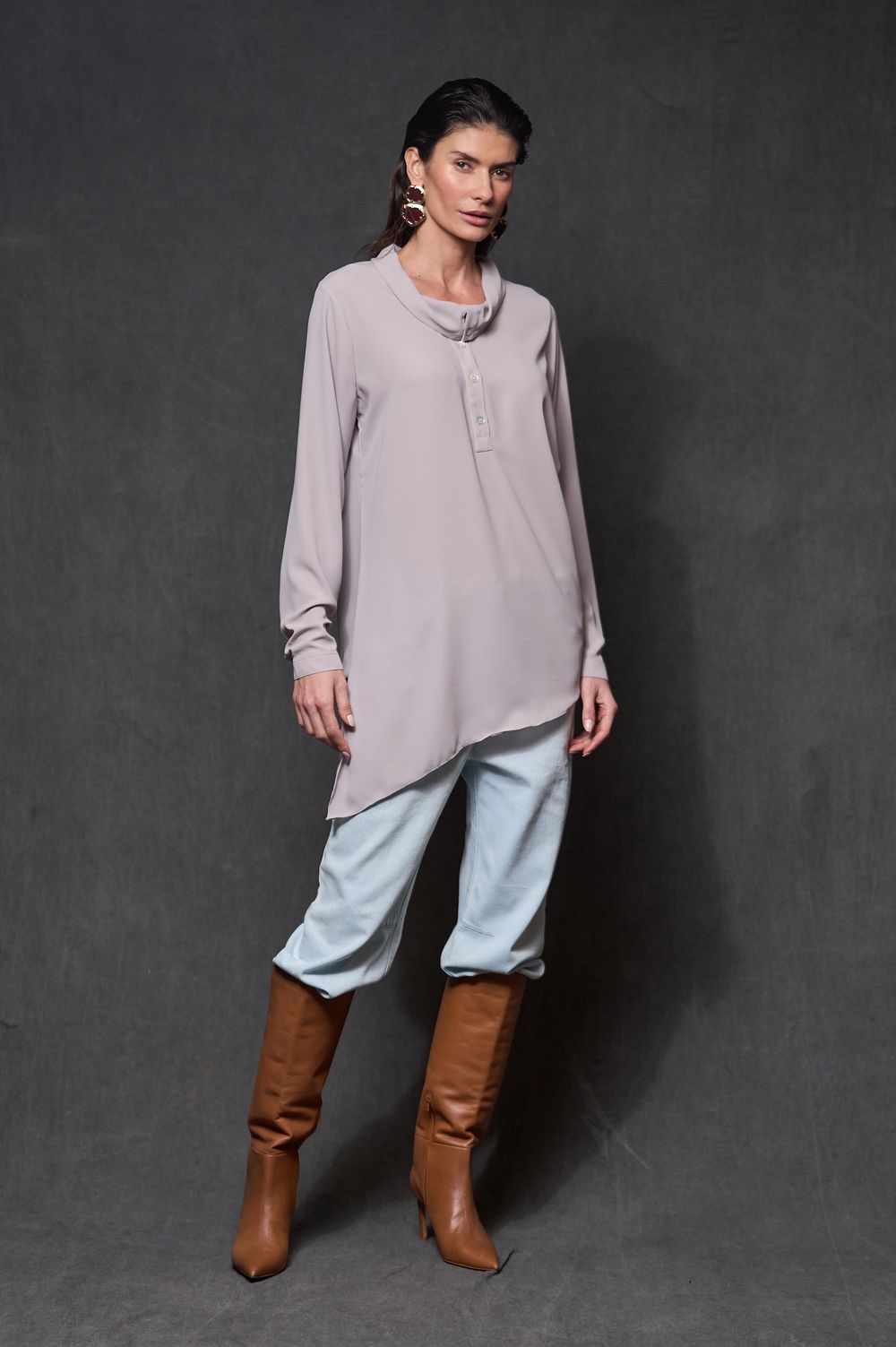 Blusa Gola Polo Fendi Eva