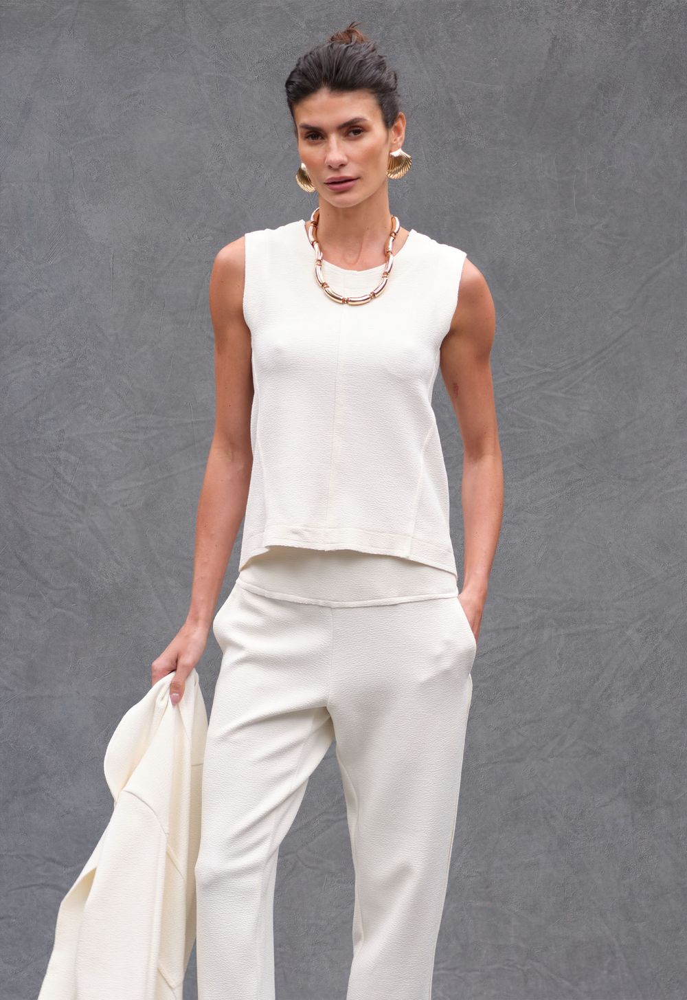 Regata Boucle Off White Filipa