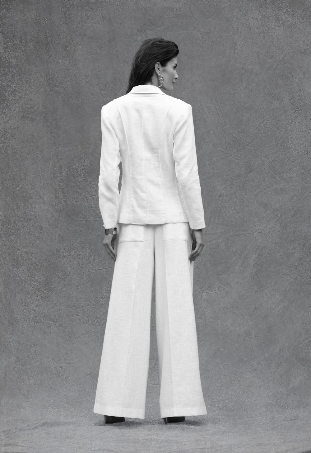 Blazer Rami de Algodão Off White Vitória