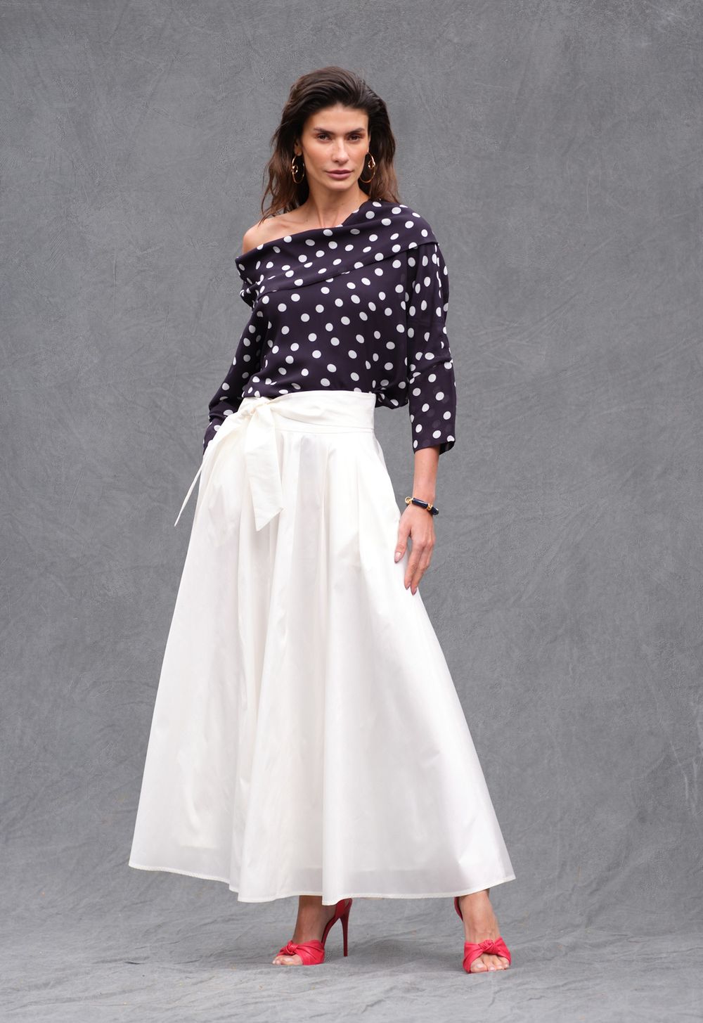 Blusa Degagê Poá Lucia