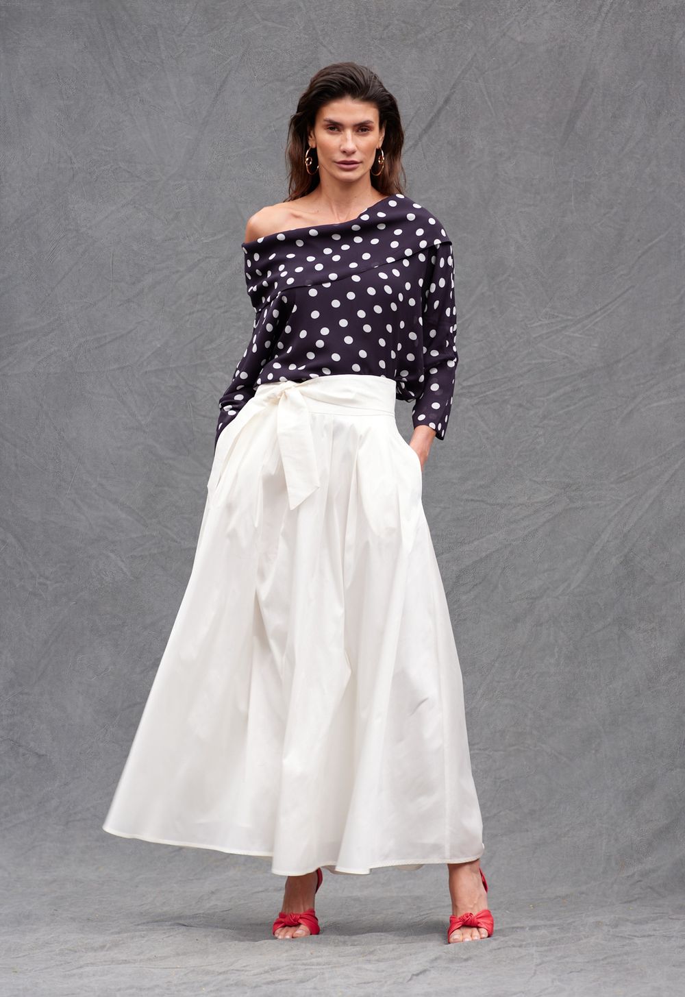 Blusa Degagê Poá Lucia