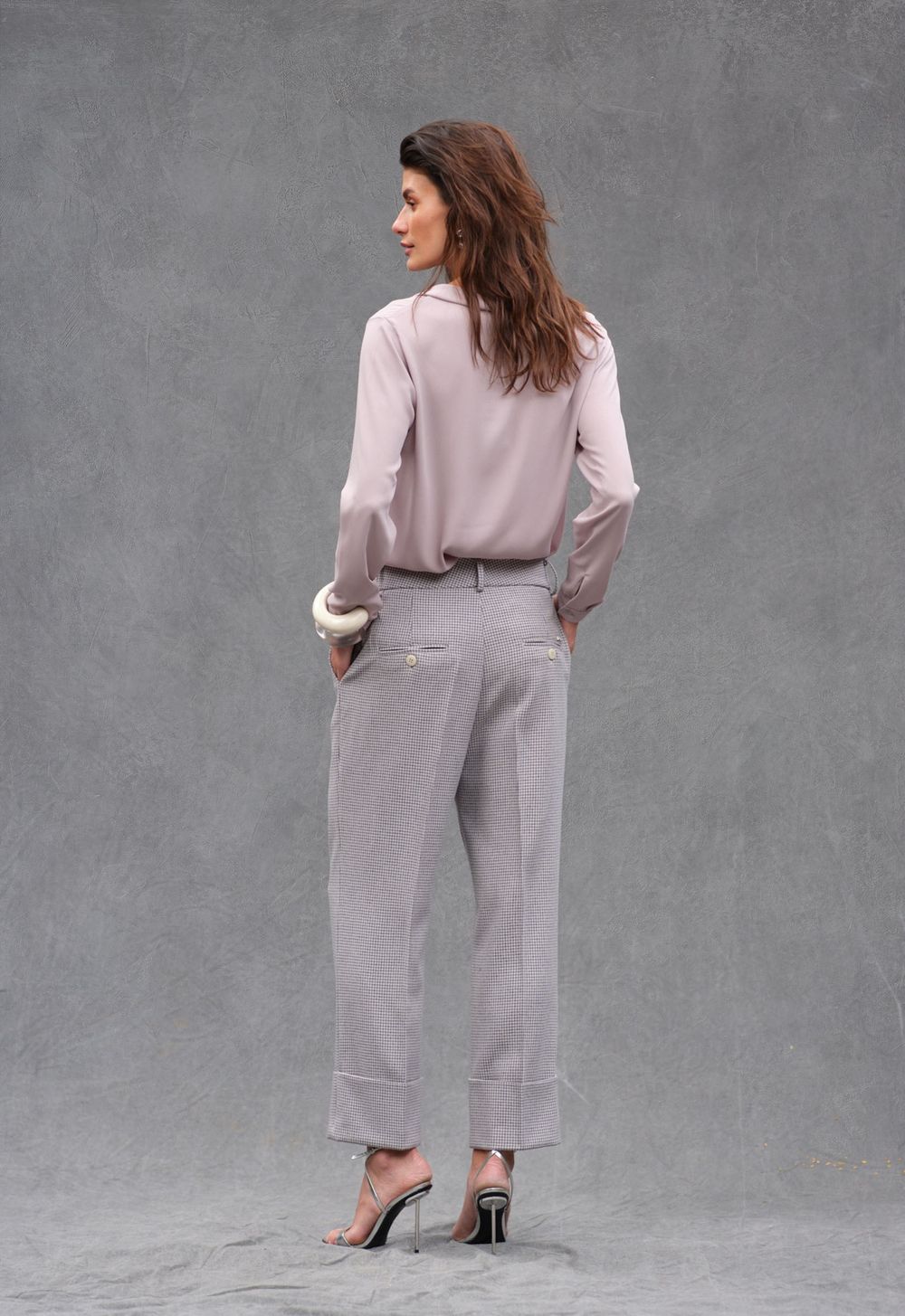 Calça Barra Italiana Xadrez Roberta
