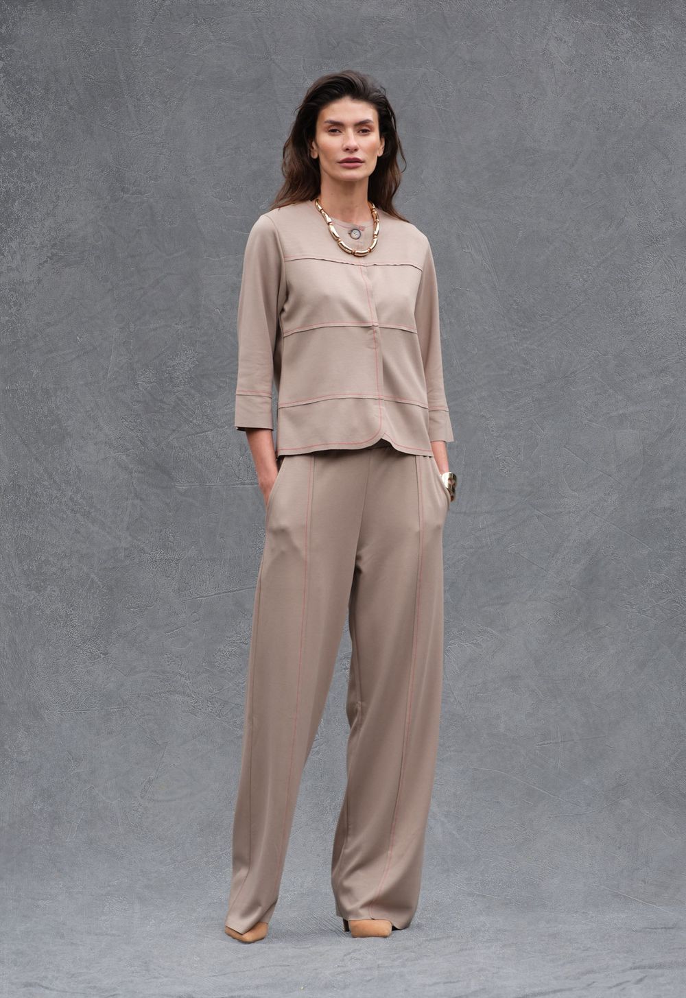 Conjunto Malha Concreto Thais