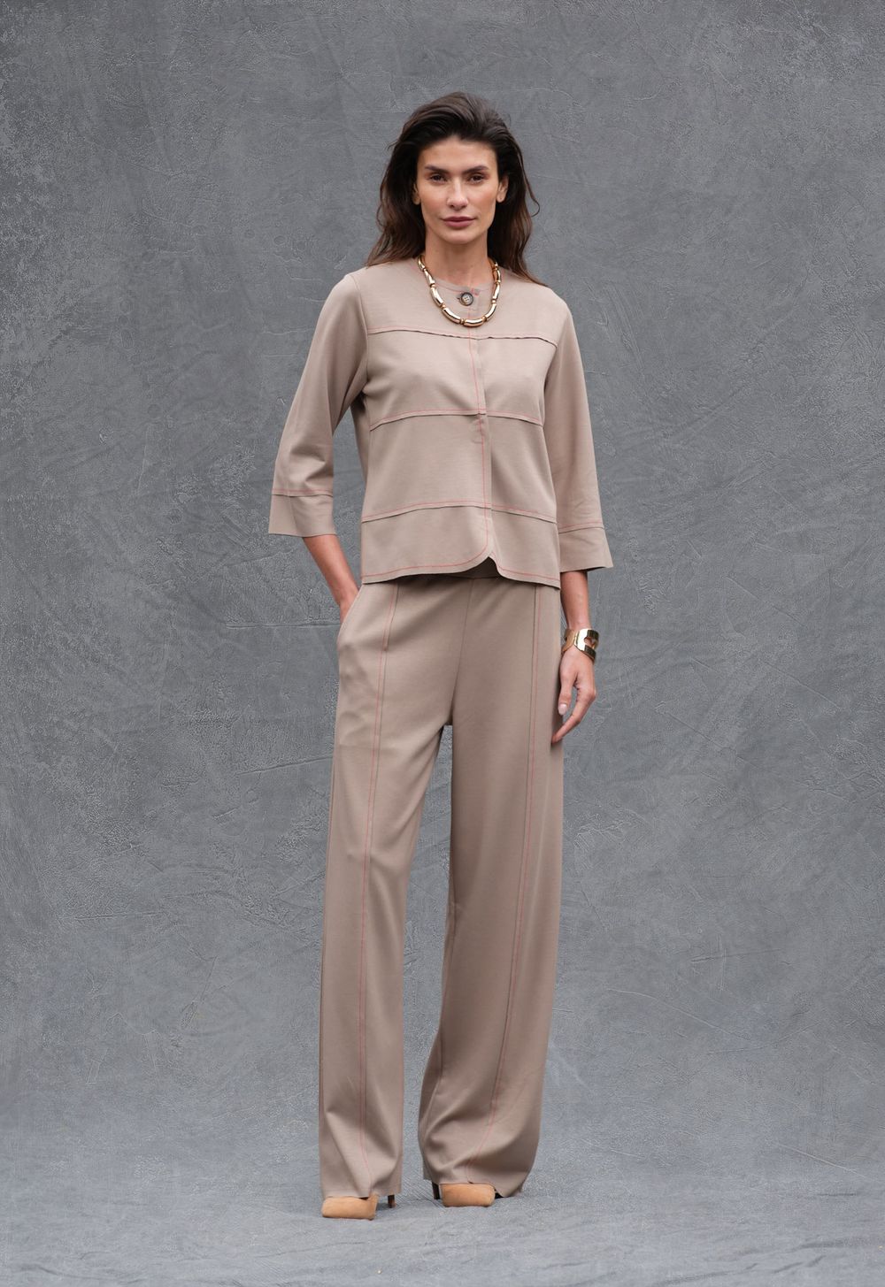 Conjunto Malha Concreto Thais
